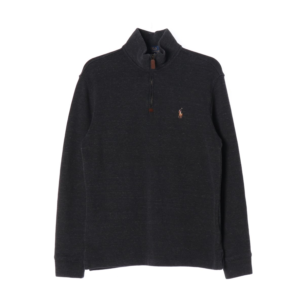 폴로 랄프 로렌 차콜 하프집업 긴팔 맨투맨 티셔츠