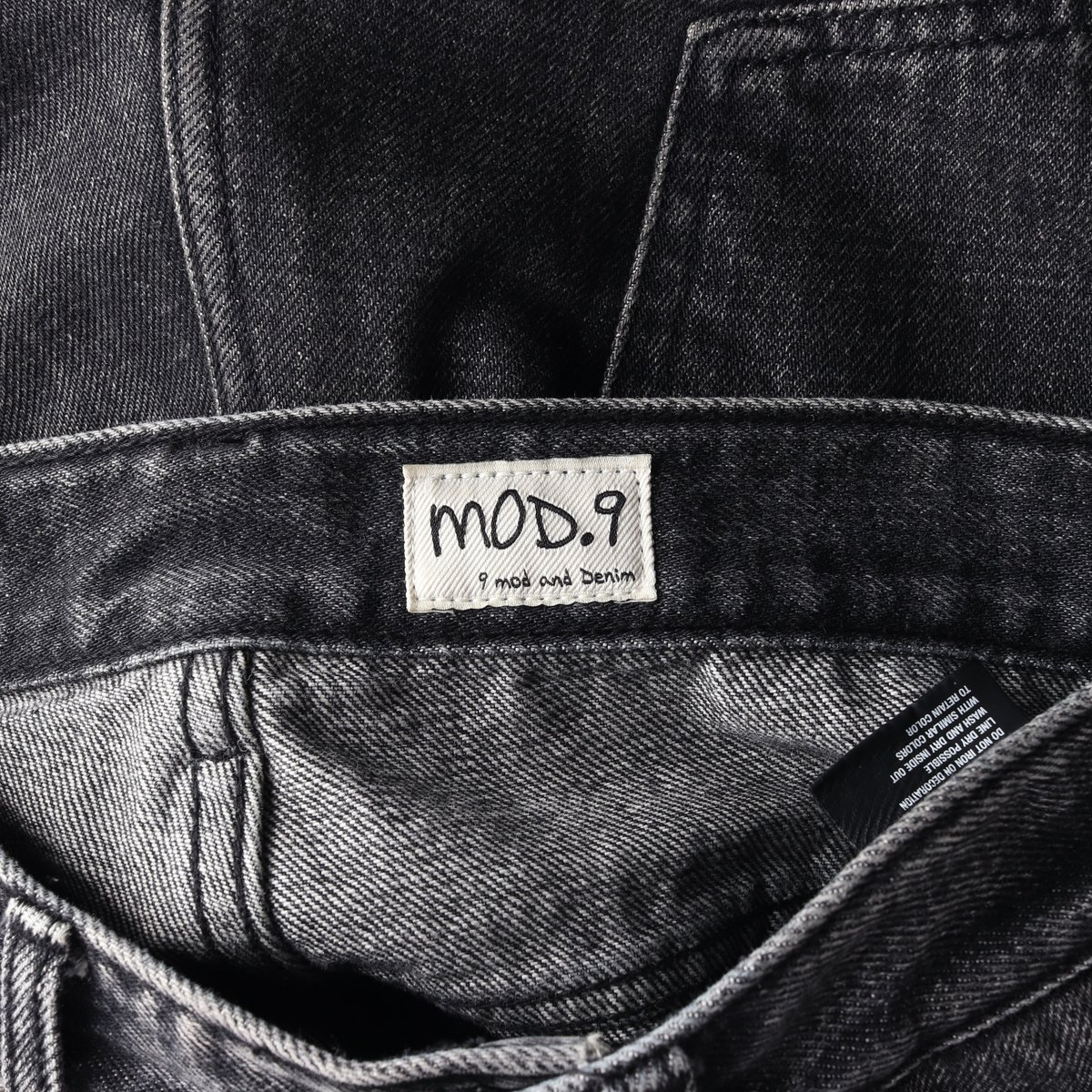 MOD9 모드나인 W28 다크그레이 레직기 데님 청바지 이미지 6
