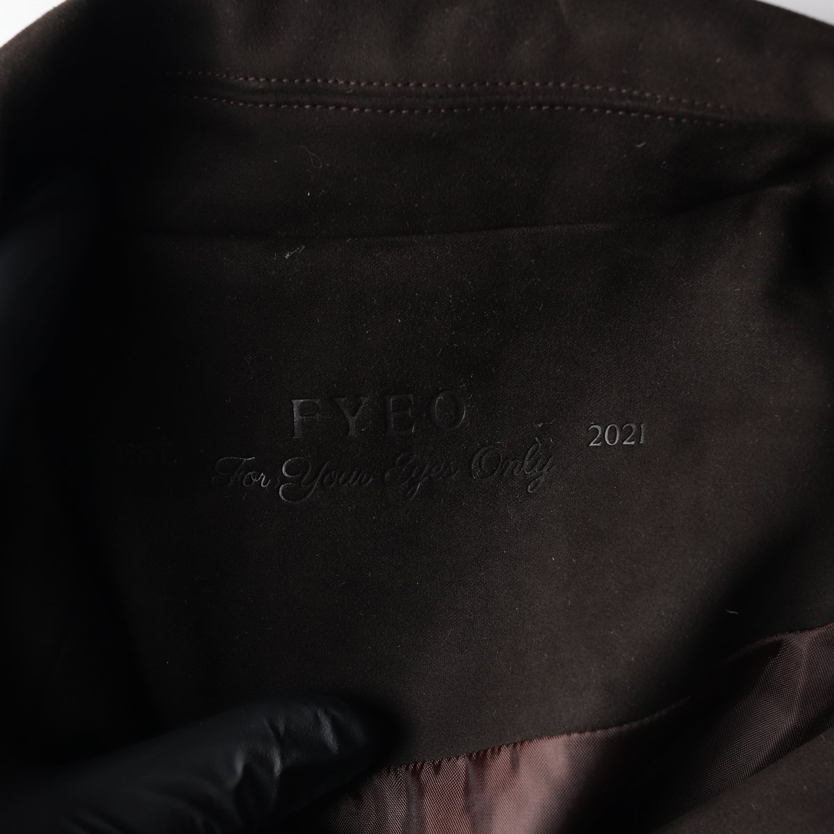 FYEO 포 유어 아이즈 온니 포유온 브라운 센느 스웨이드 자켓 이미지 6