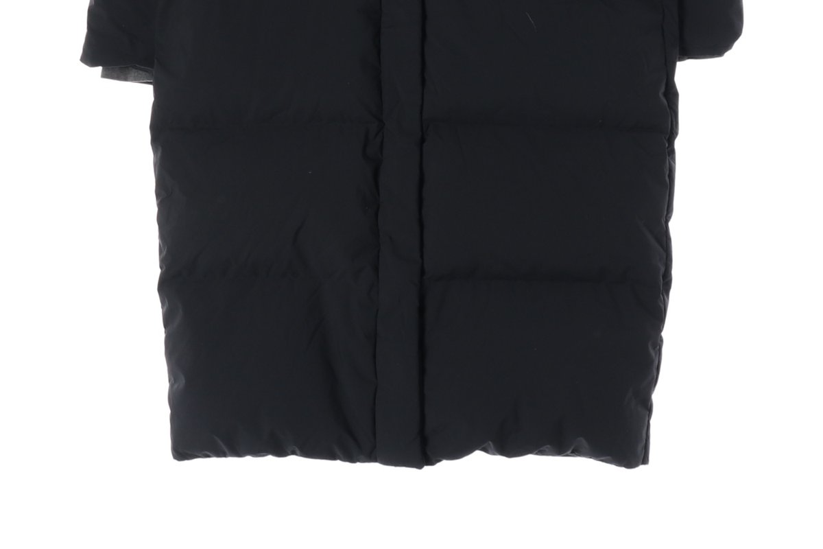 뉴발란스 구스다운 블랙 퍼후드 오버핏 롱 패딩  이미지 6