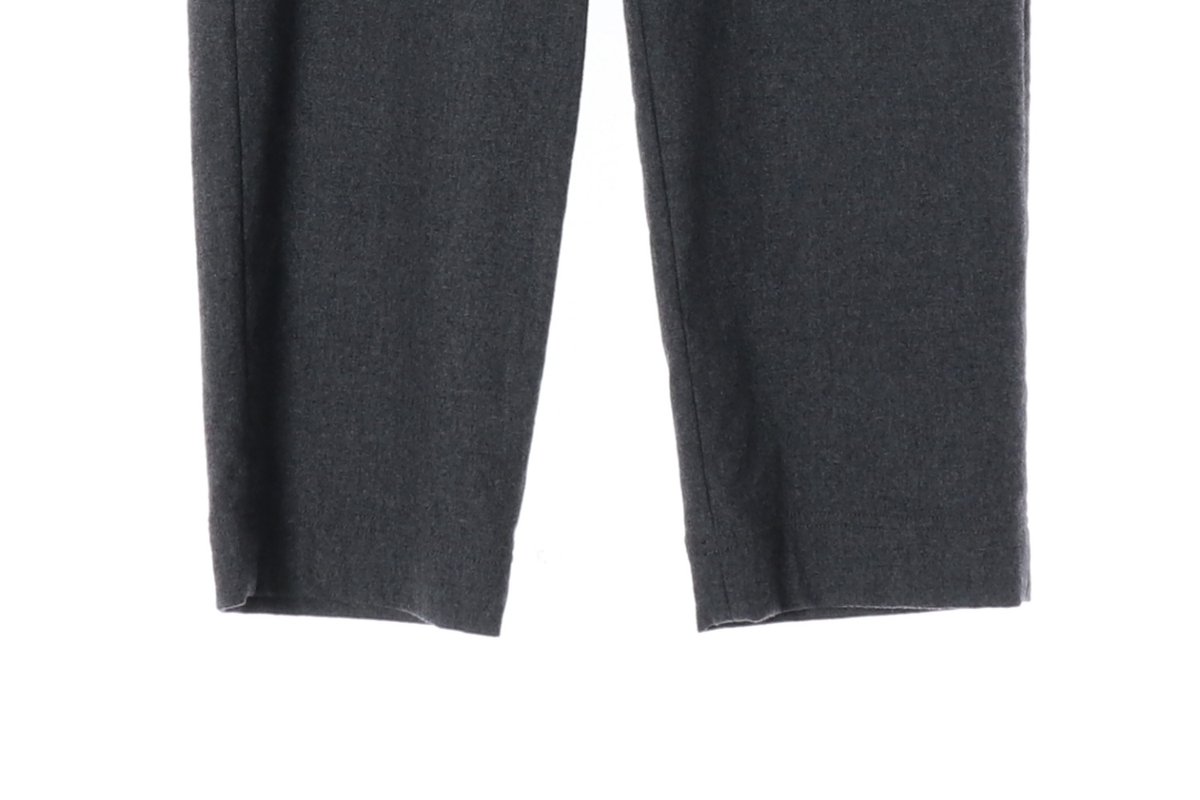 구호 플러스 울캐시미어100% 그레이 뒷밴딩 겨울 슬랙스 팬츠 바지  이미지 5