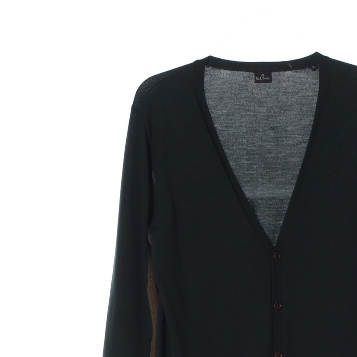 폴스미스 메리노울100 배색 브이넥 가디건 이미지 2