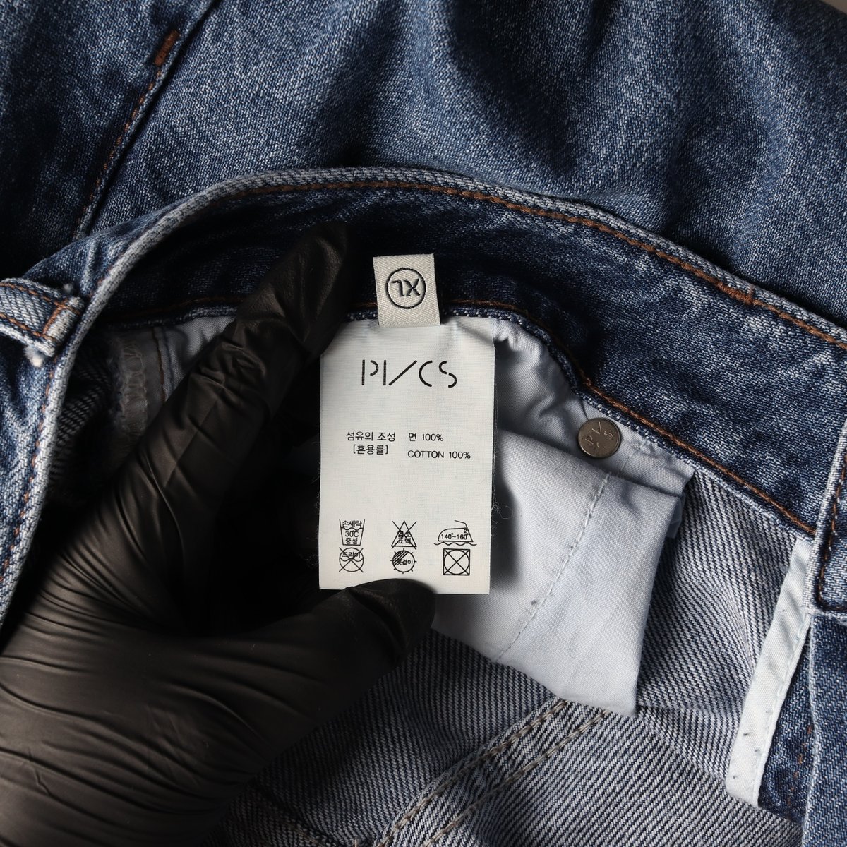 프븏스 더춈미 24SS 밑단 슬릿 와이드 데님팬츠 청바지 XL 이미지 7