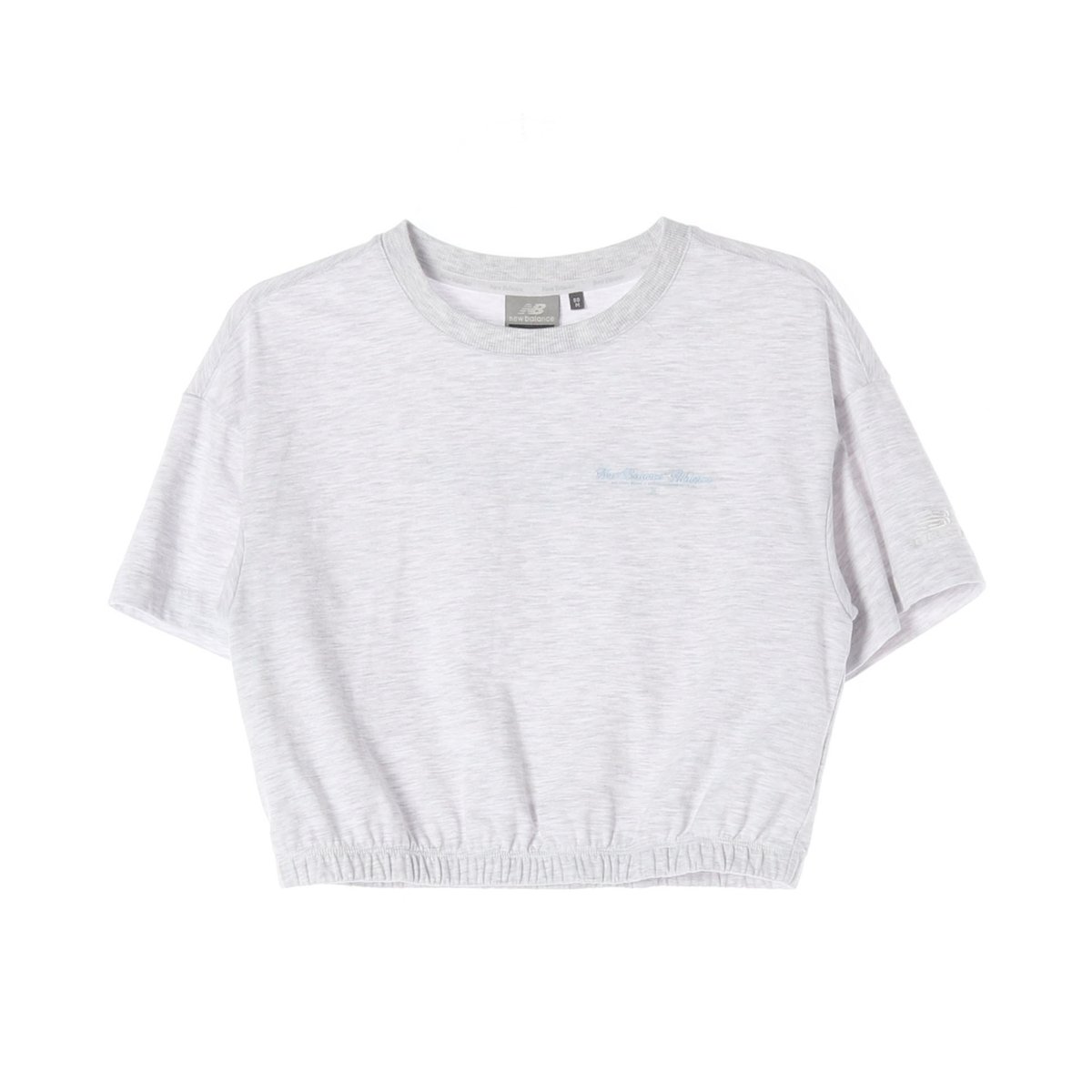 뉴발란스 23SS 로고 프린트 크롭 반팔 티셔츠