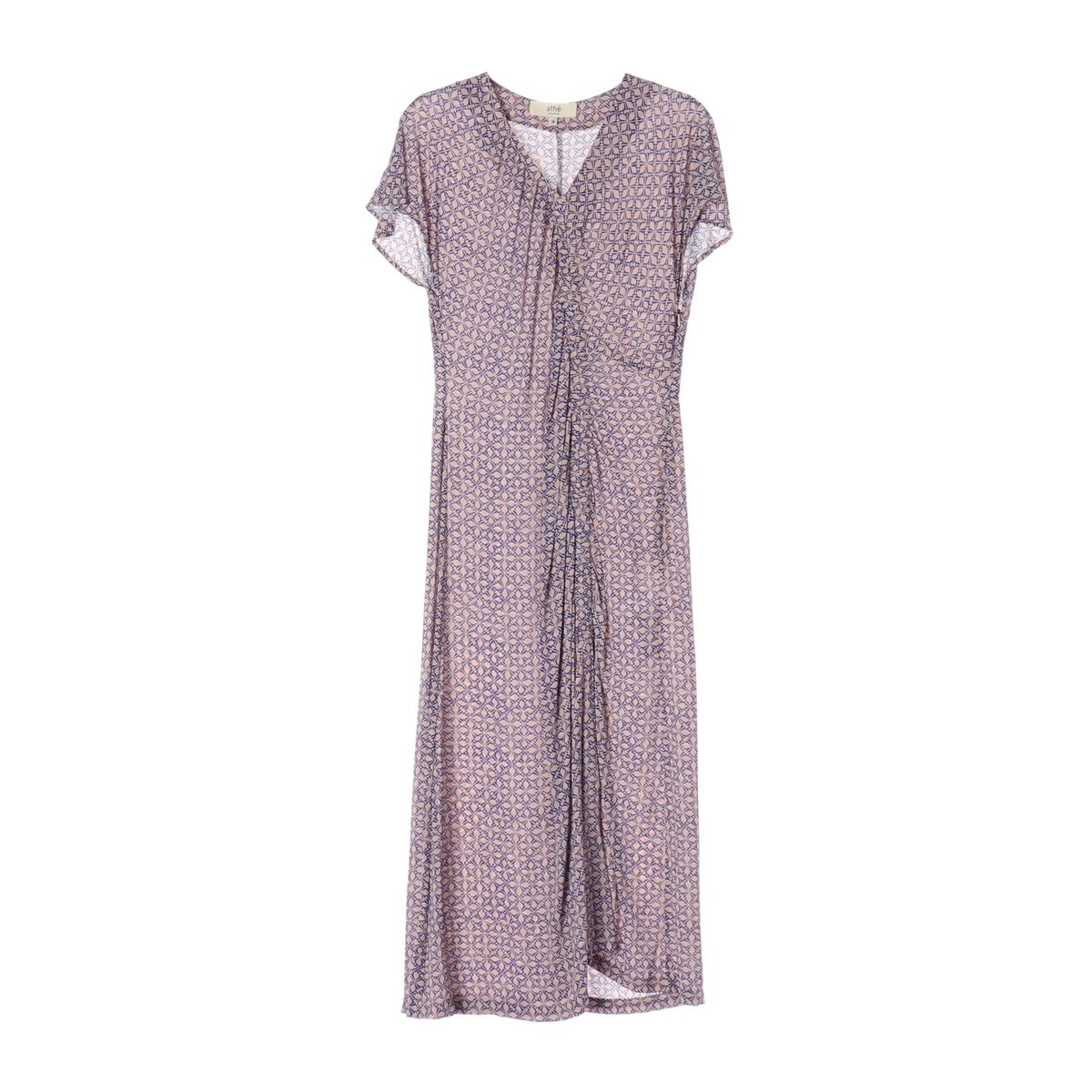 아떼바네사브루노 23SS 기하학 패턴 롱 원피스