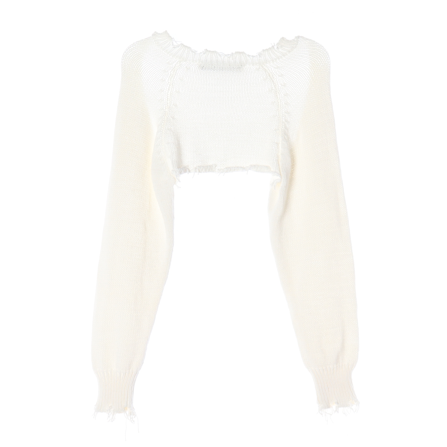 더 오픈 프로덕트 볼레로 니트 탑 니트 가디건 아이보리  이미지 2