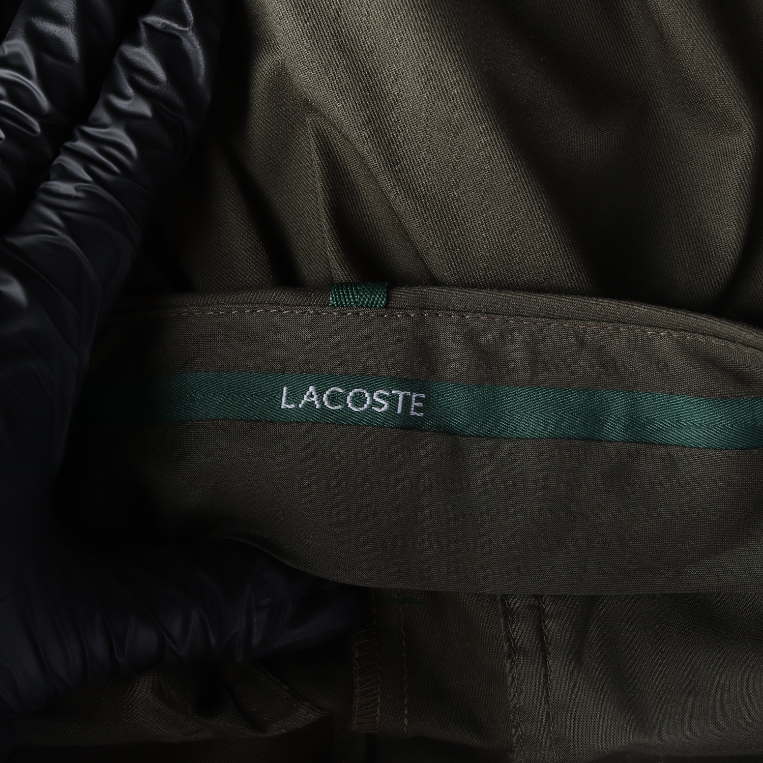 라코스테 21FW 하이 웨스트 와이드 크롭 팬츠 이미지 3