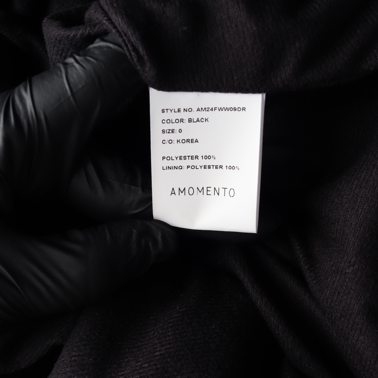 아모멘토 24FW 요크 셔링 원피스 이미지 4