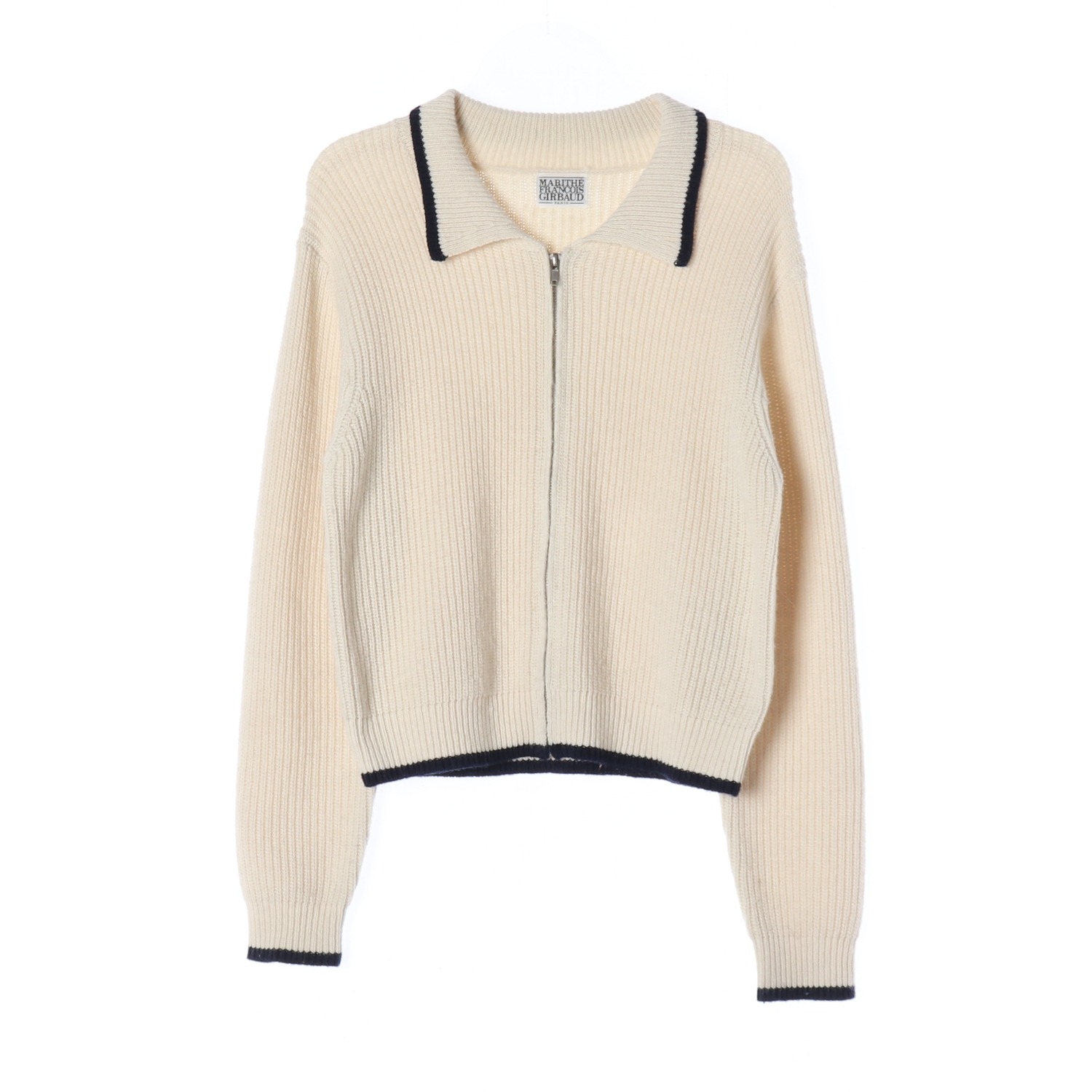 마리떼 프랑소와 저버 울 블렌드 카라 집업 가디건