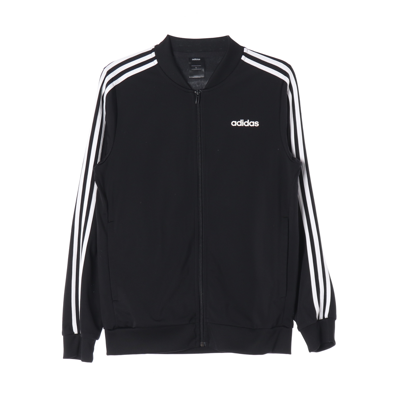 아디다스 레터링 로고 트레이닝 재킷 져지 블루종 트랙탑 