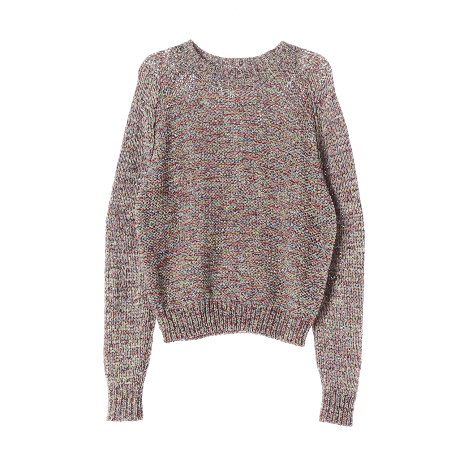 코스 멀티컬러 믹스드 보카시 라운드 니트 스웨터