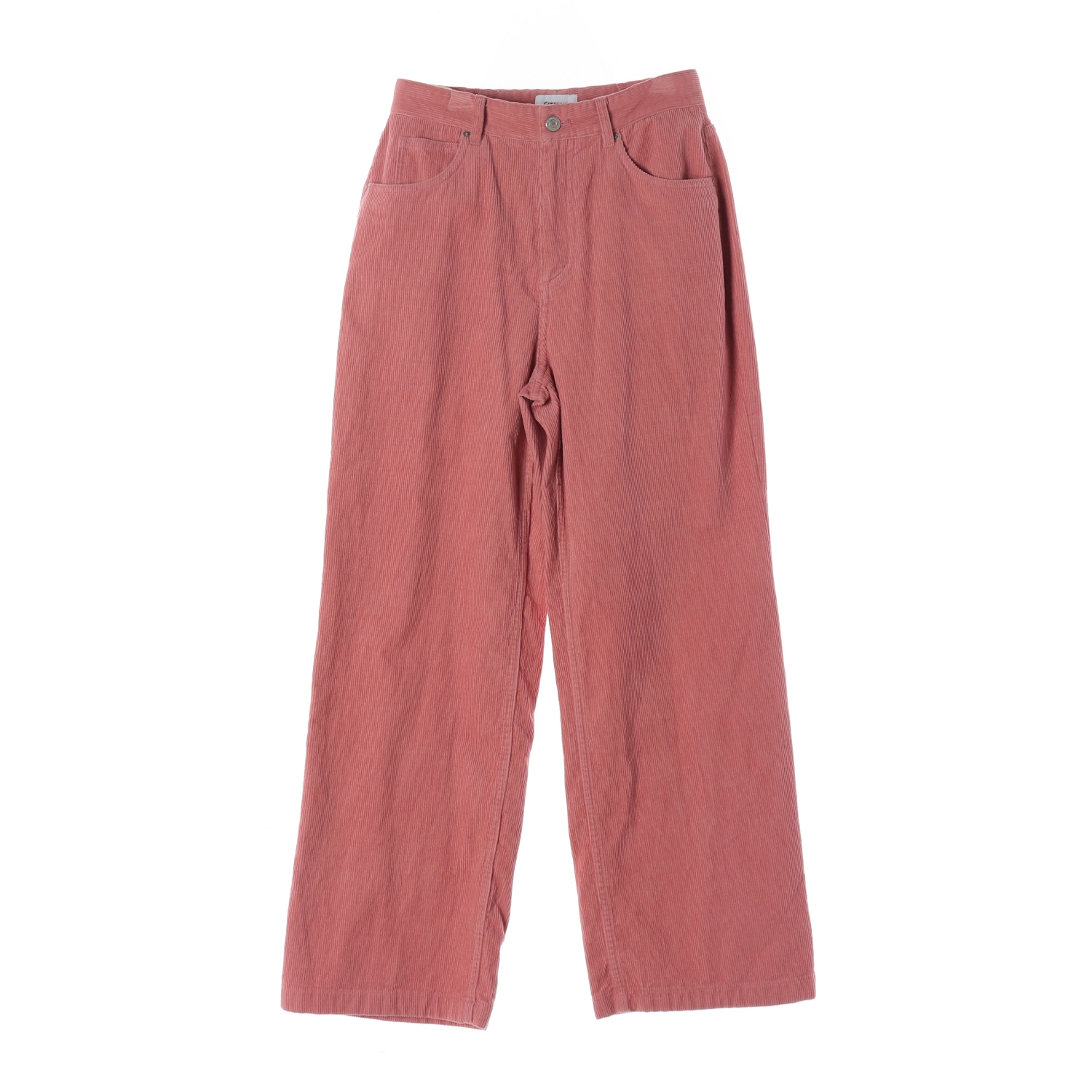 커버낫 22FW 와이드 스트레이트 코듀로이 팬츠 바지 핑크 