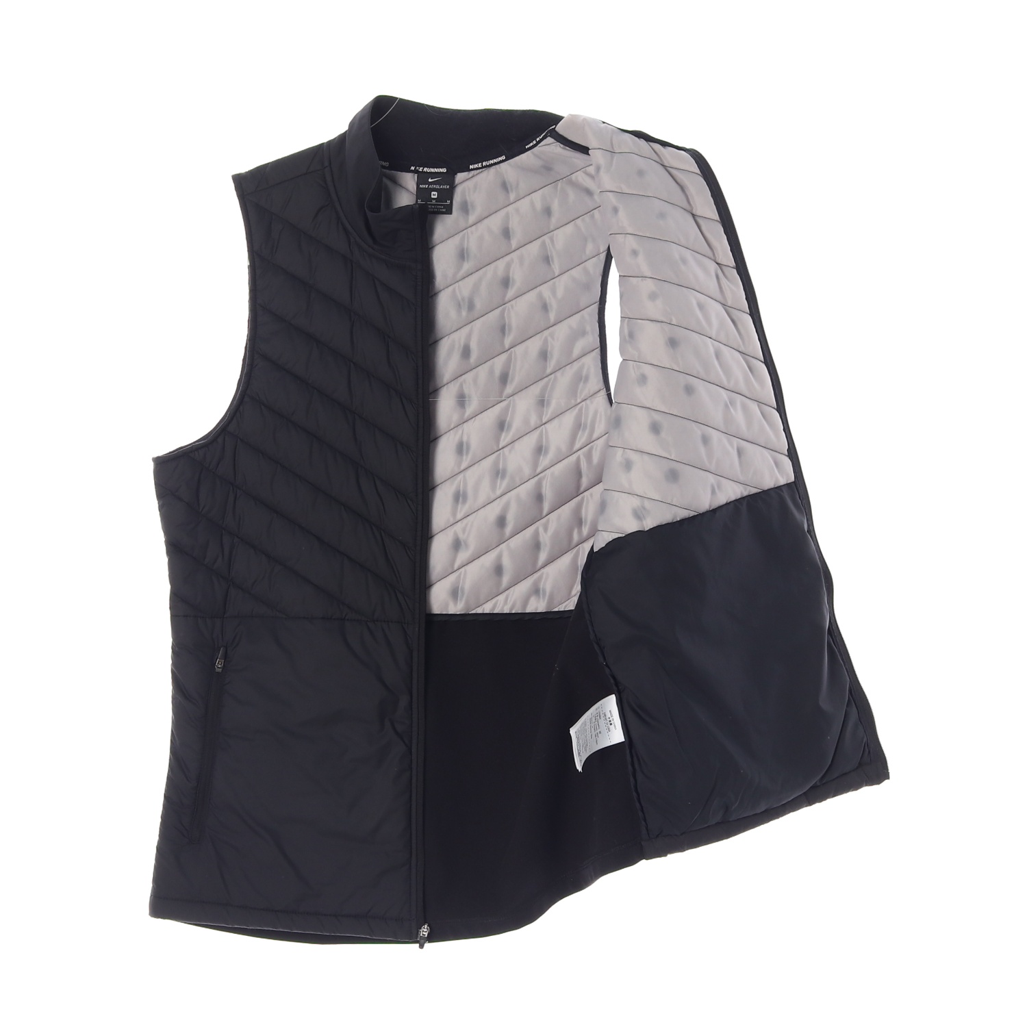 나이키 에어로레이어 패딩 조끼 러닝 다운 베스트 재킷 블랙 이미지 2