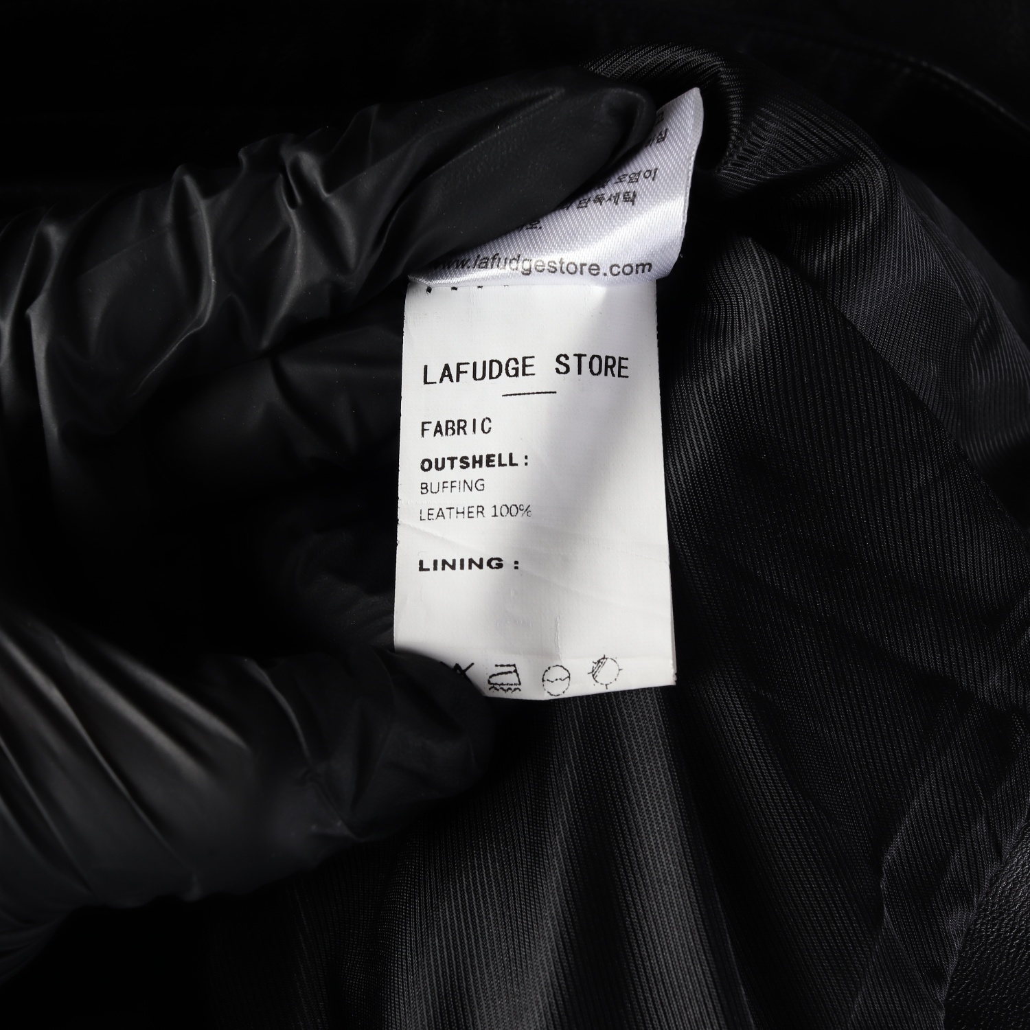 라퍼지스토어 버핑 레더 오버핏 재킷 소가죽 자켓  이미지 5