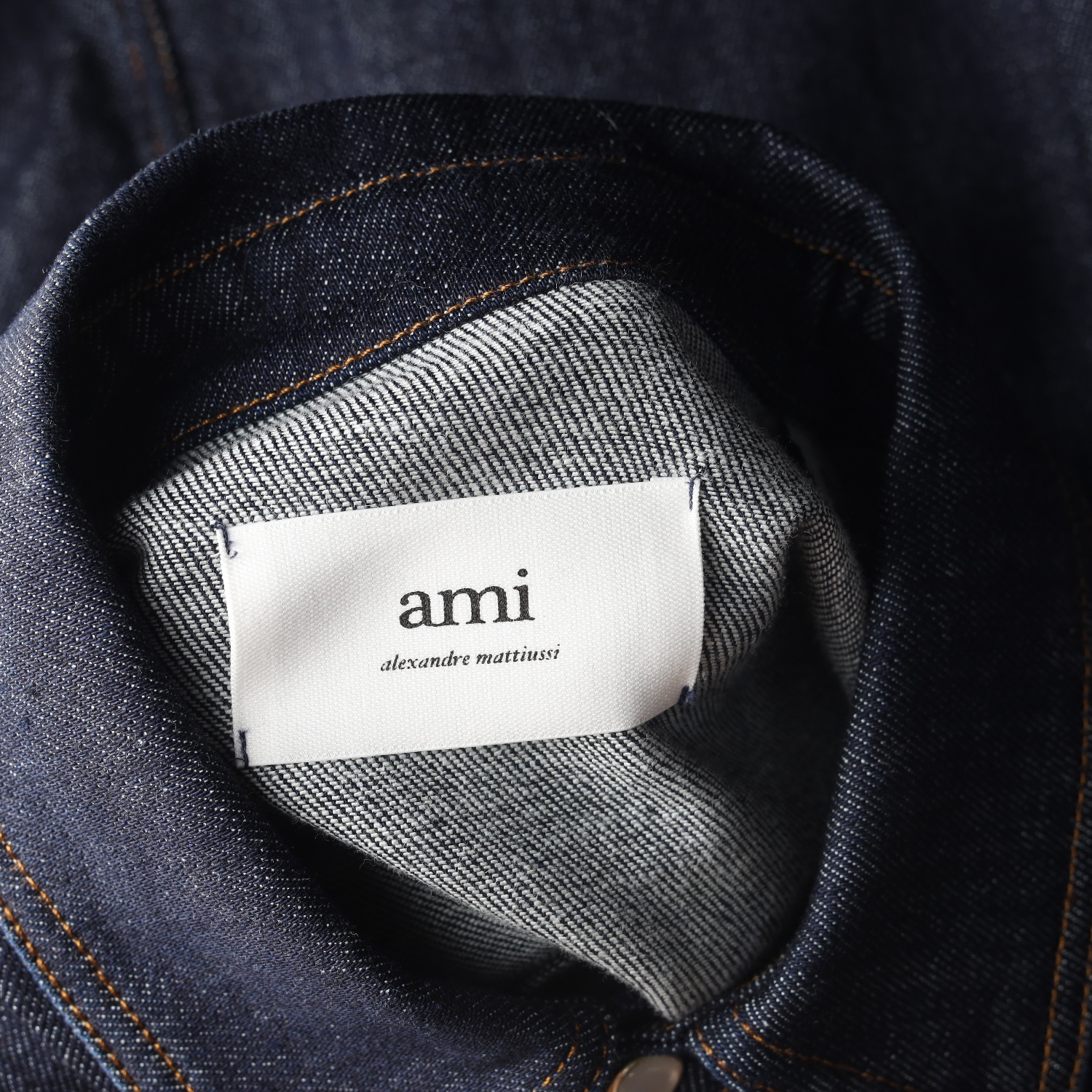 아미 ami 22FW 하트 로고 데님 셔츠 이미지 3