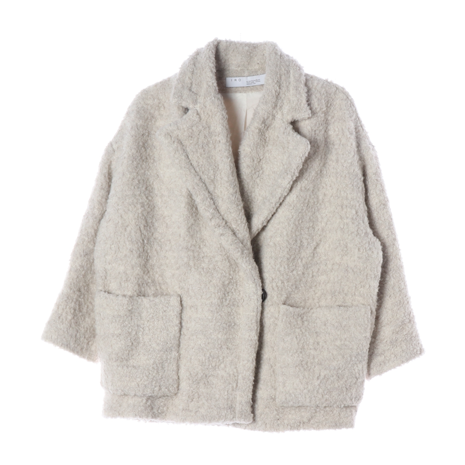 이로 20FW 엘로나 오버핏 퍼 코트