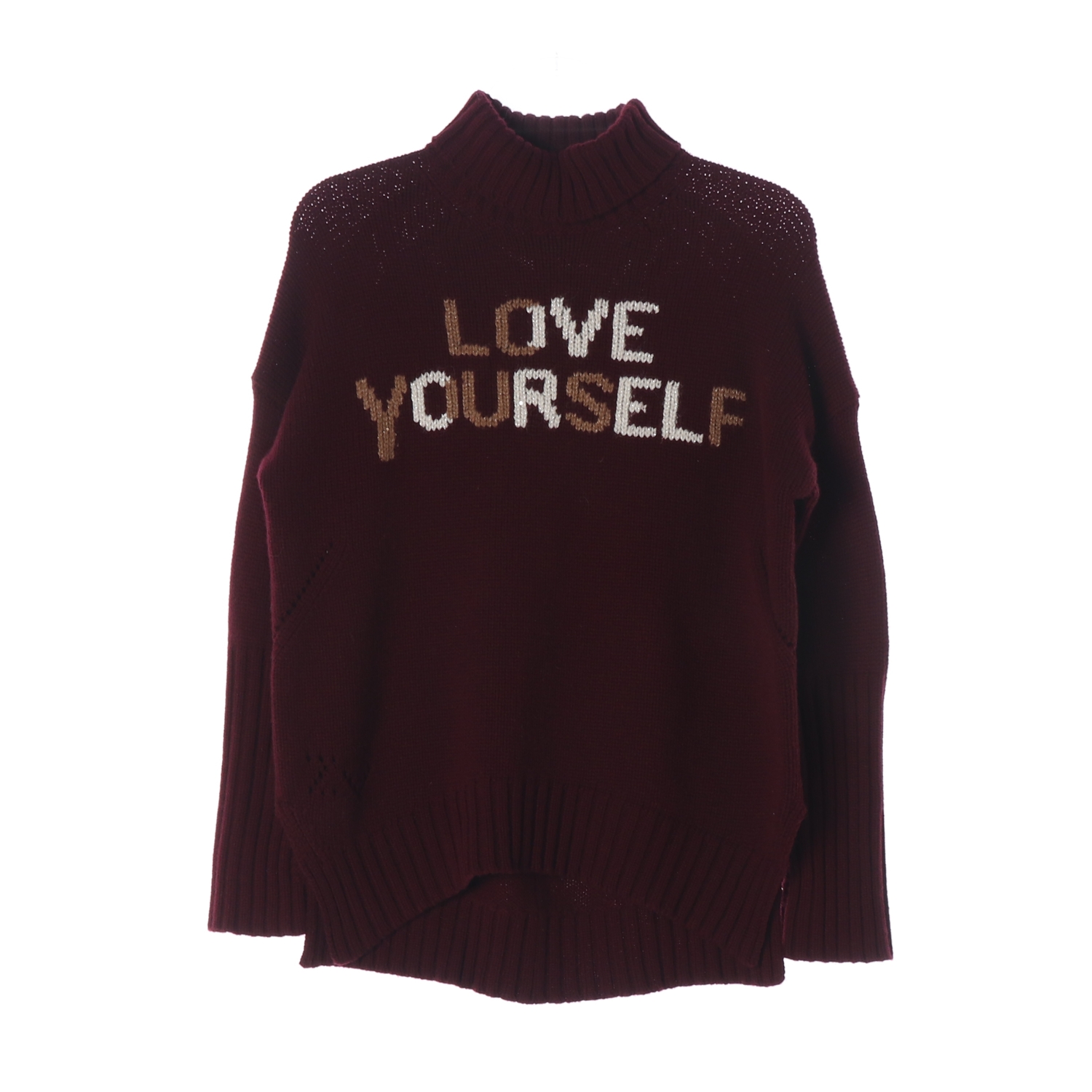 쟈딕앤볼테르 LOVE YOURSELF 레터링 니트 스웨터