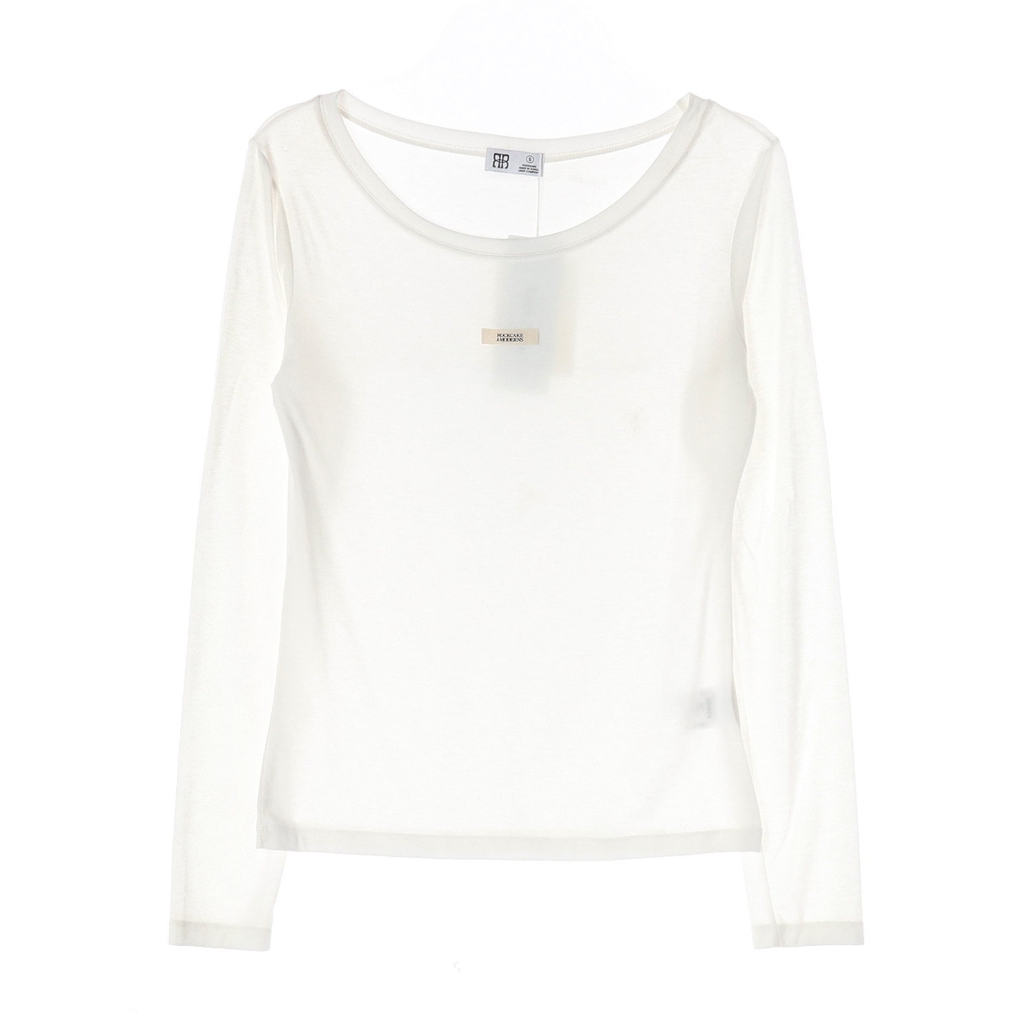 (새상품) 락케이크 로고 패치 U넥 긴팔 티셔츠