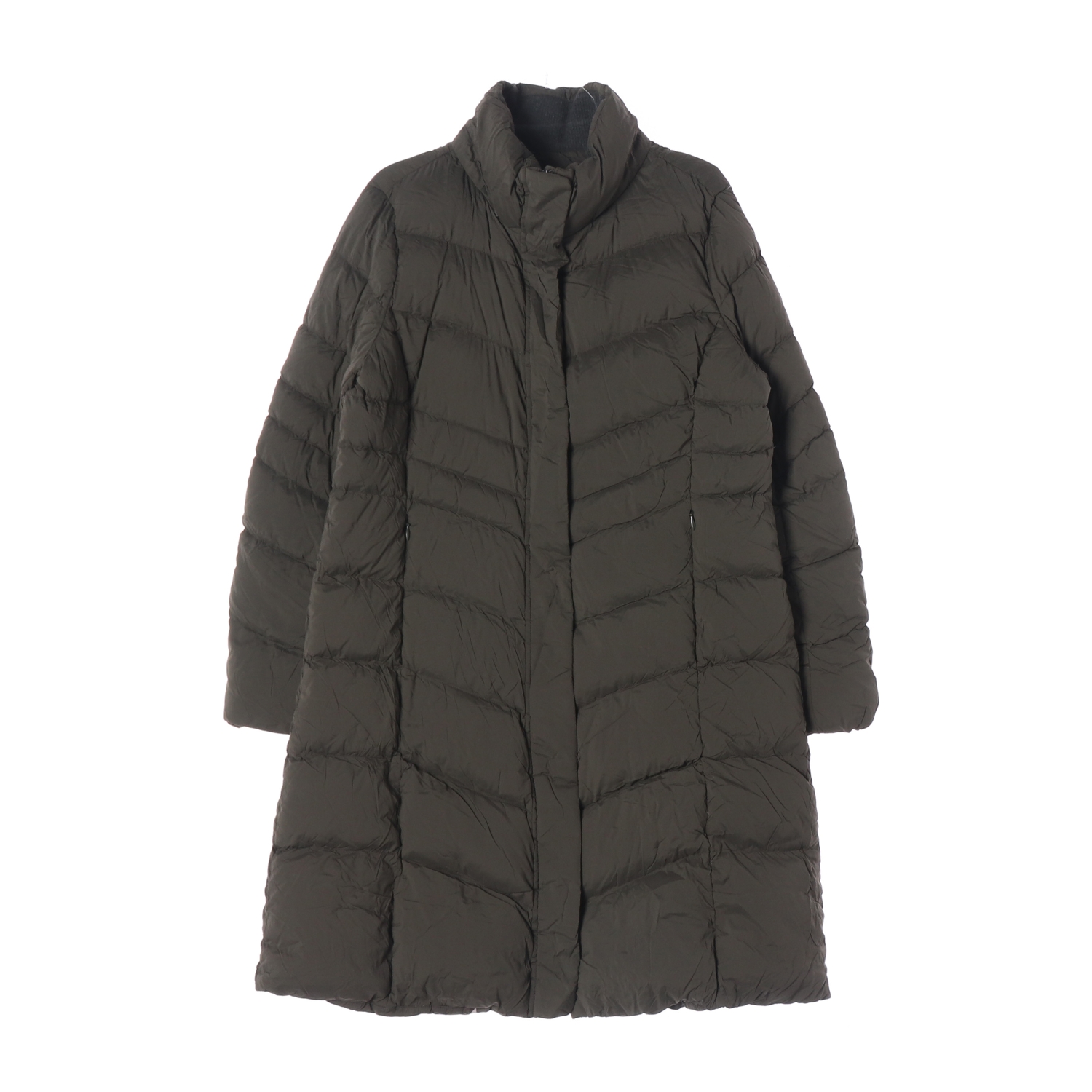 닥스 천연모피 덕다운 롱 패딩