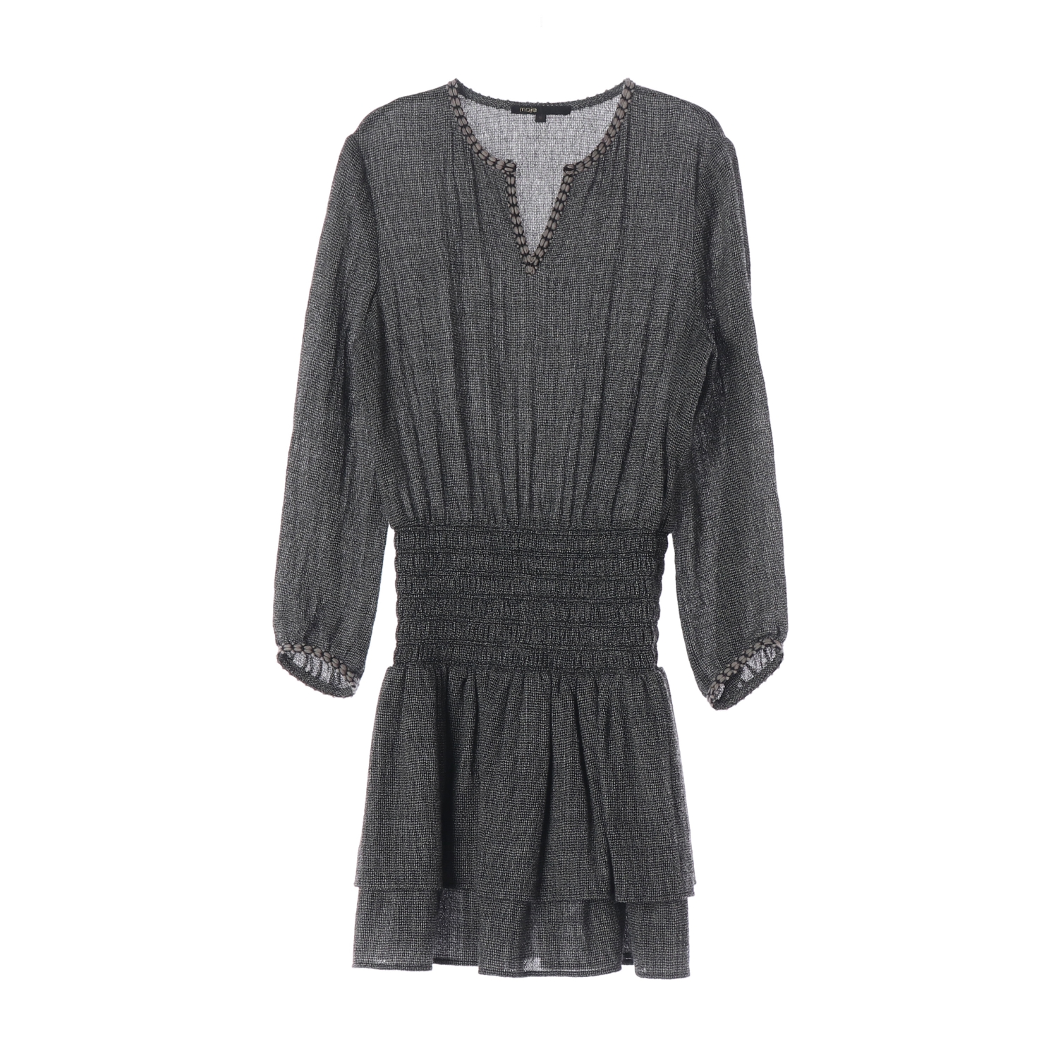 마쥬 울 100% 스모킹 밴딩 캉캉 원피스