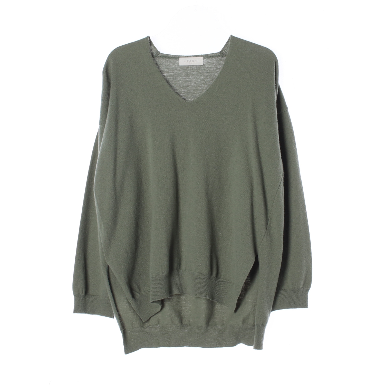 유라고 울 블렌드 오버핏 니트 스웨터