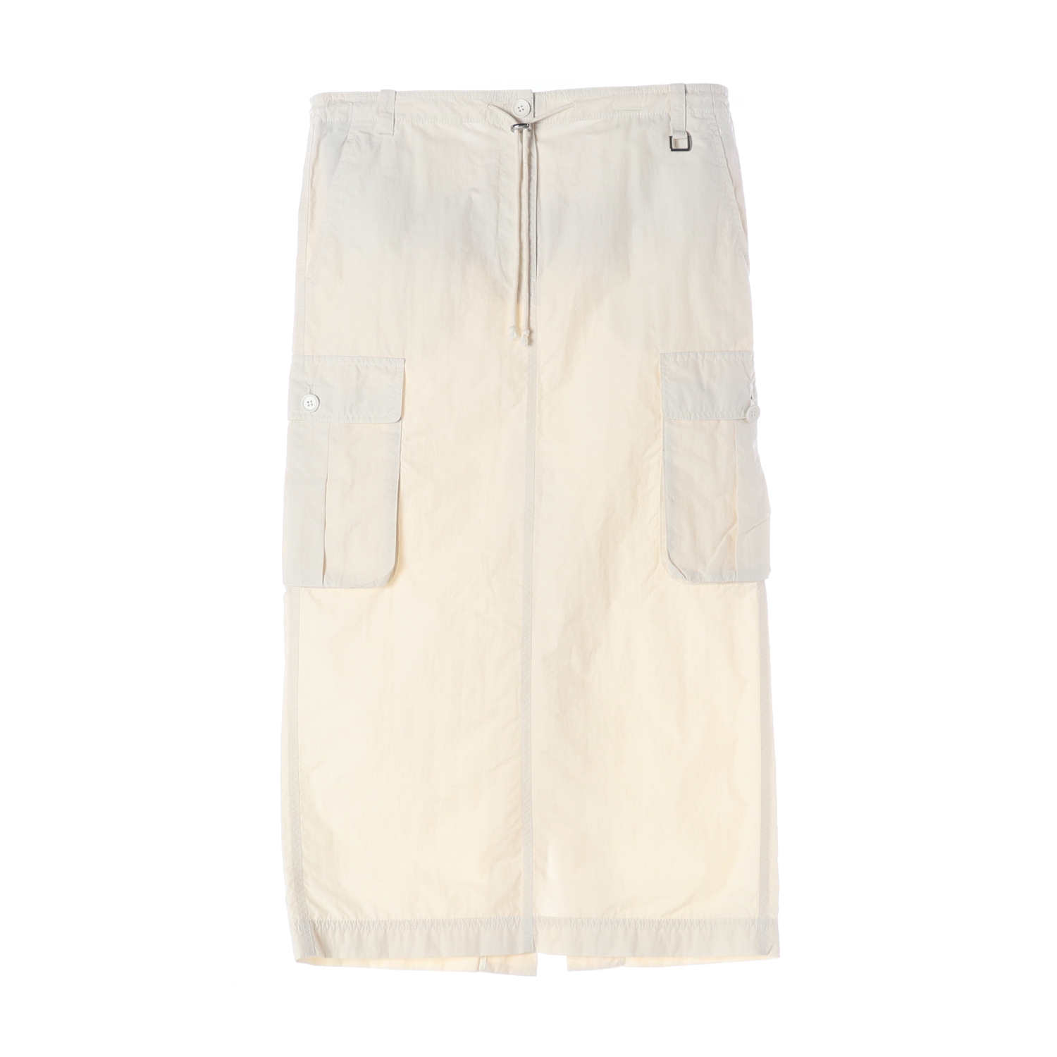 구호플러스 23FW 스트링 웨이스트 카고 스커트