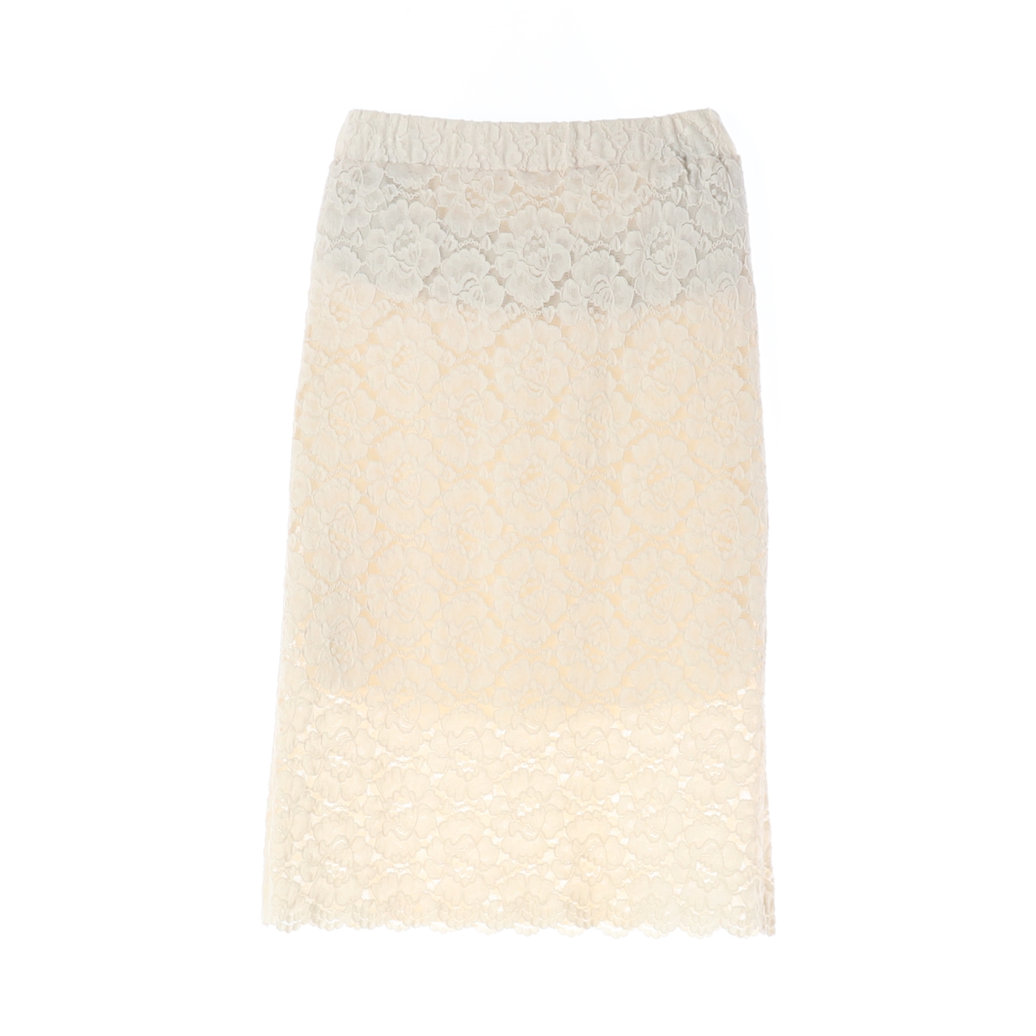 유라고 레이스 펜슬 스커트 밴딩 치마 