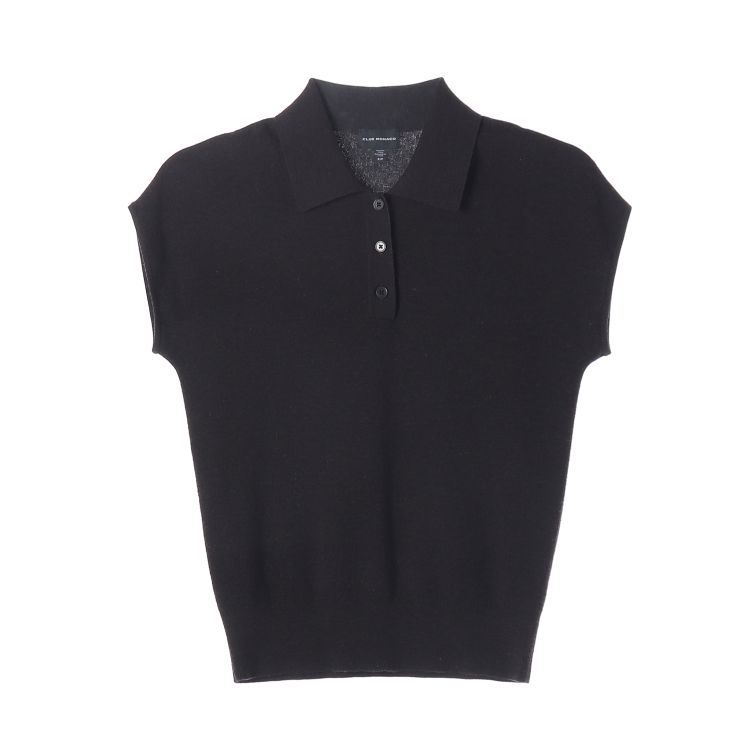 클럽모나코 24FW 울 100% 폴로 카라 니트