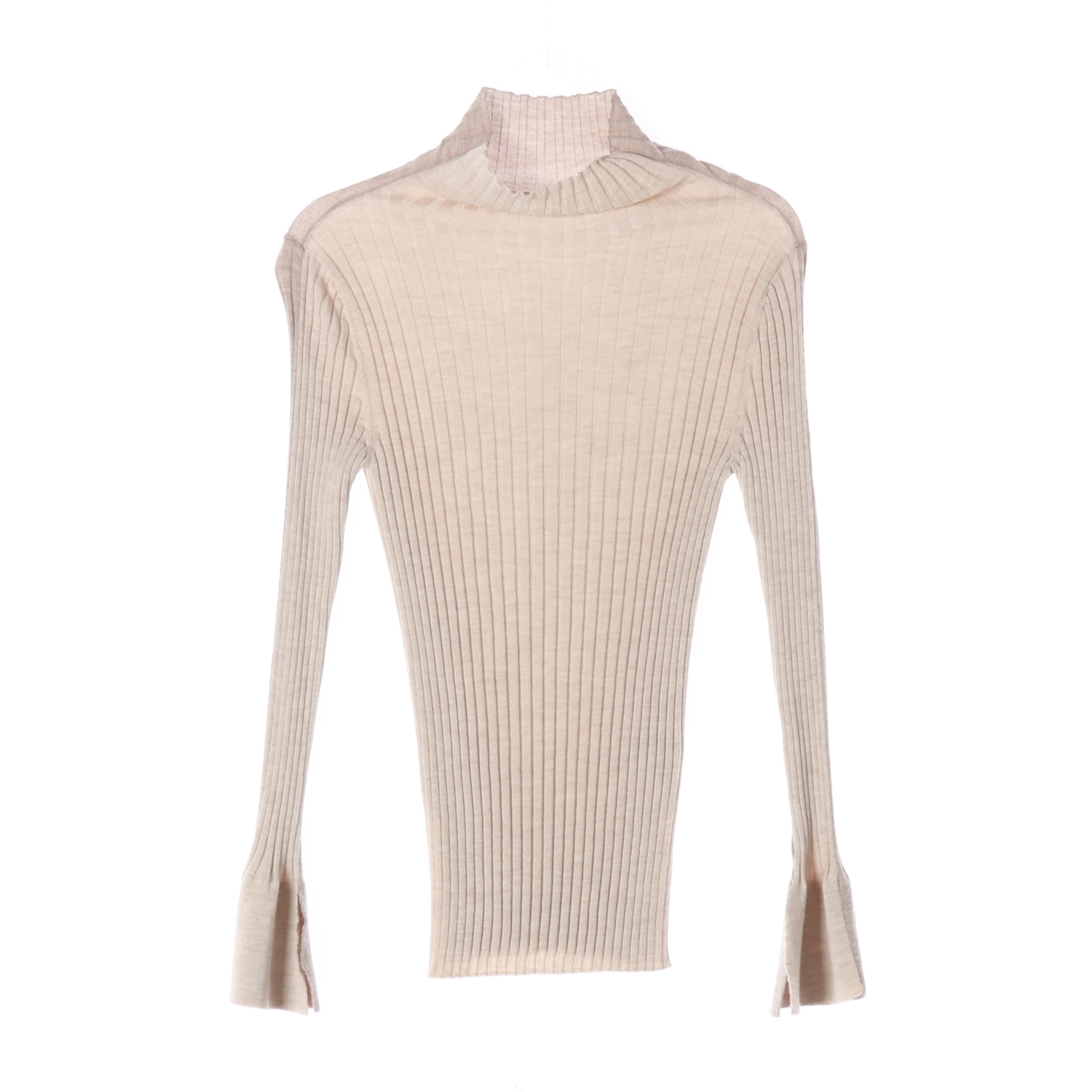 프론트로우 X 리플레인 메리노울 립 터틀넥 니트