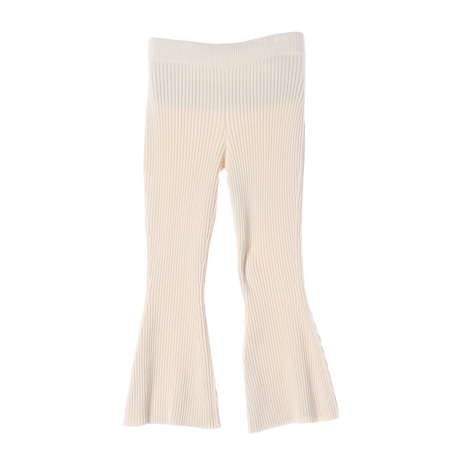 코스 COS 플레어핏 리브 니트 팬츠 부츠컷 바지