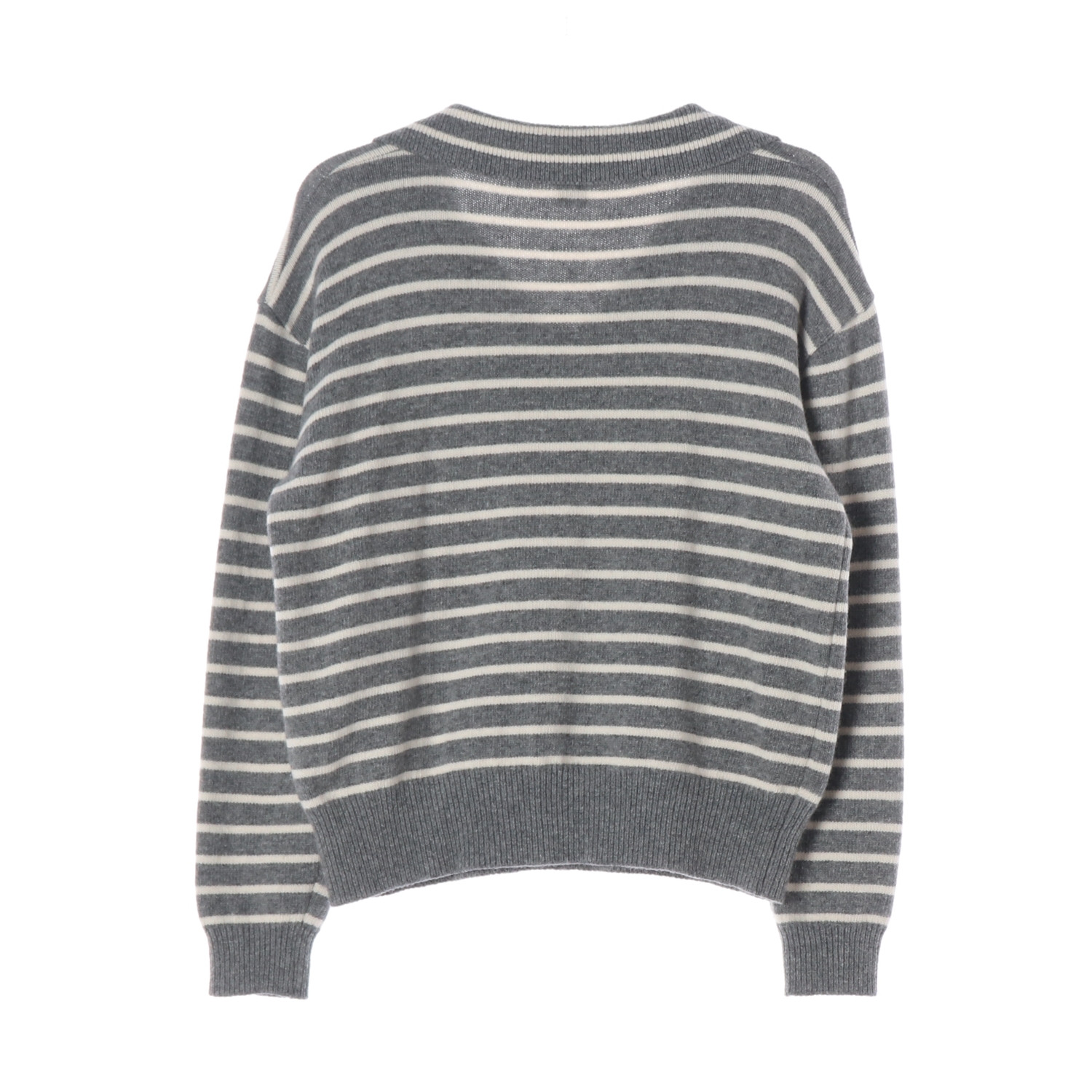 론론 울 캐시미어 블렌드 스트라이프 니트 이미지 2