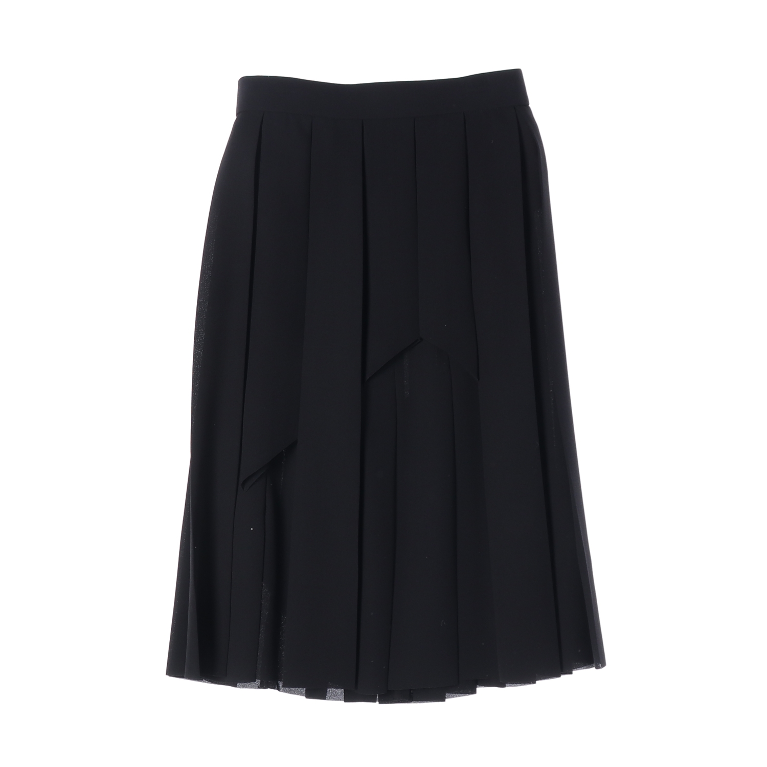 코스 COS 플리츠 플레어 스커트 블랙