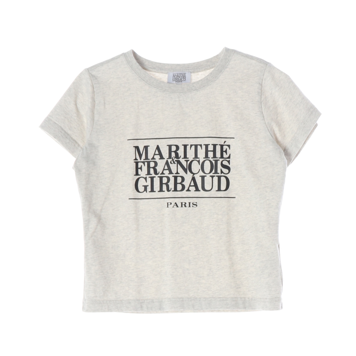 마리떼 프랑소와 저버 24SS 클래식 로고 크롭 반팔 티셔츠