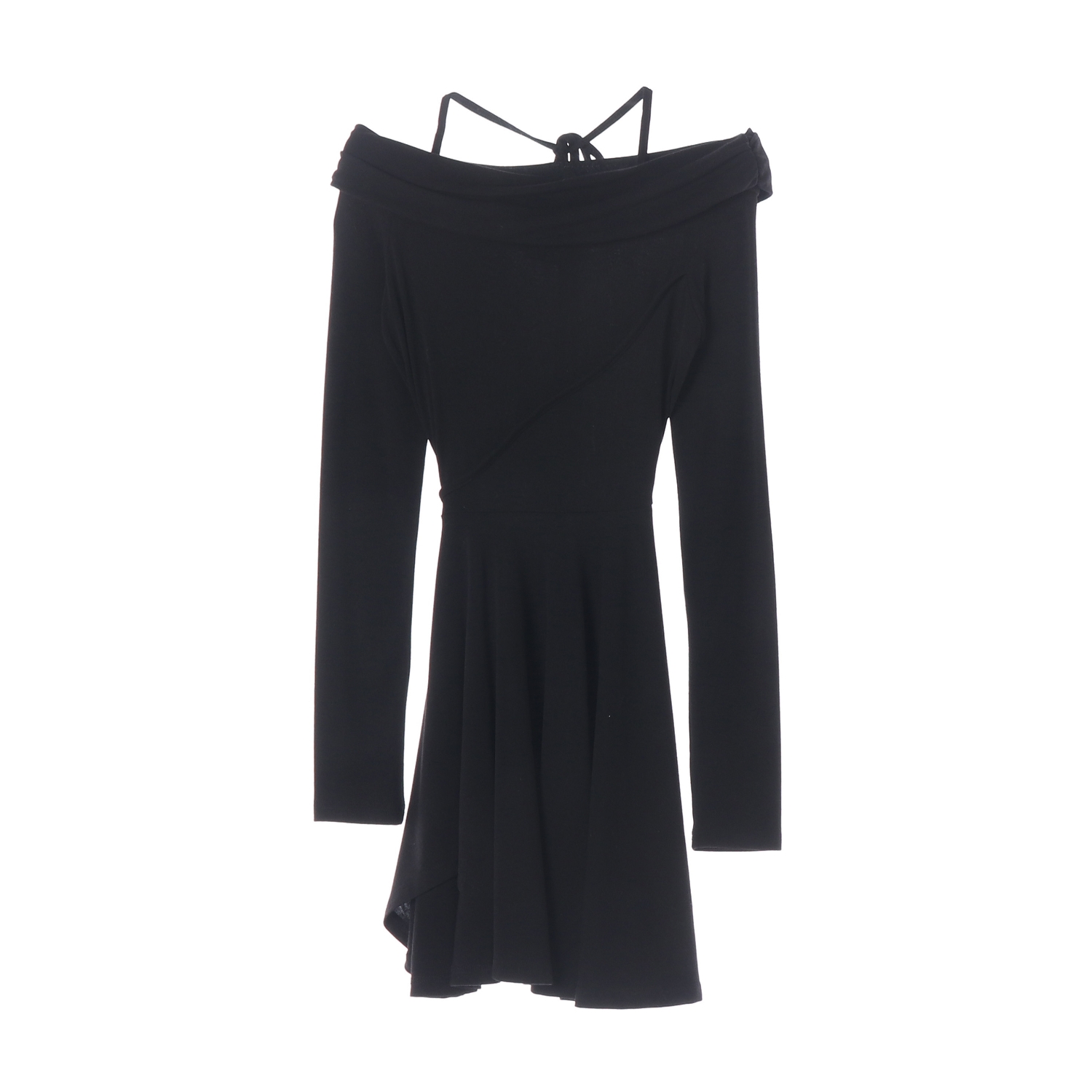 (새상품) 유즈 24SS 오프 숄더 드레이핑 원피스 탑