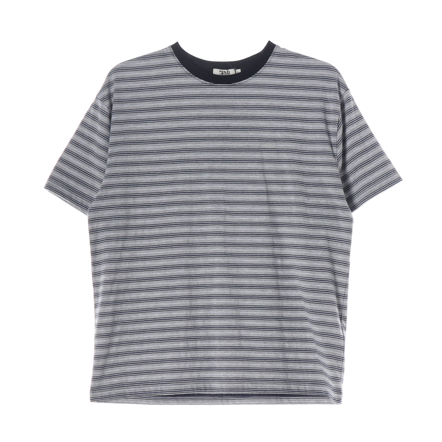 (새상품) 그로브 26SS TANI 스트라이프 반팔 티셔츠 네이비