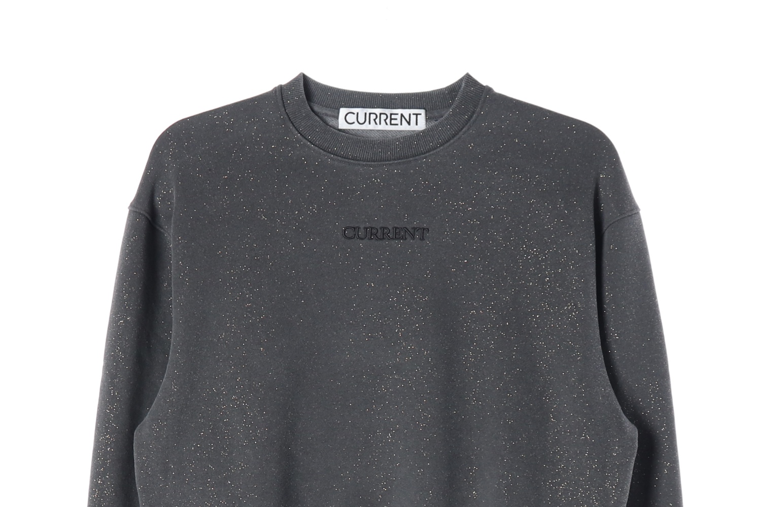 커렌트 24FW 글리터 워싱 맨투맨 이미지 3