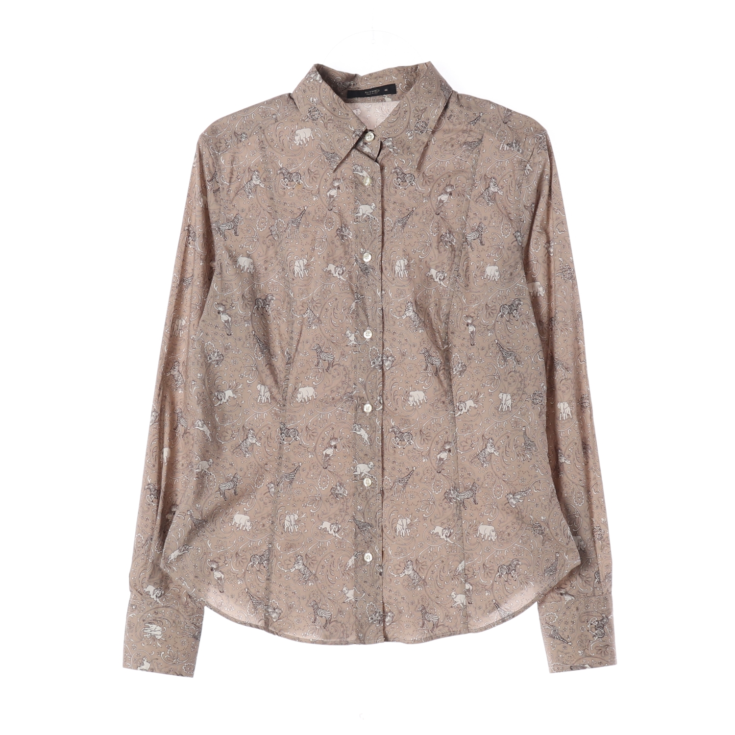 에트로 ETRO 페이즐리 애니멀 패턴 셔츠
