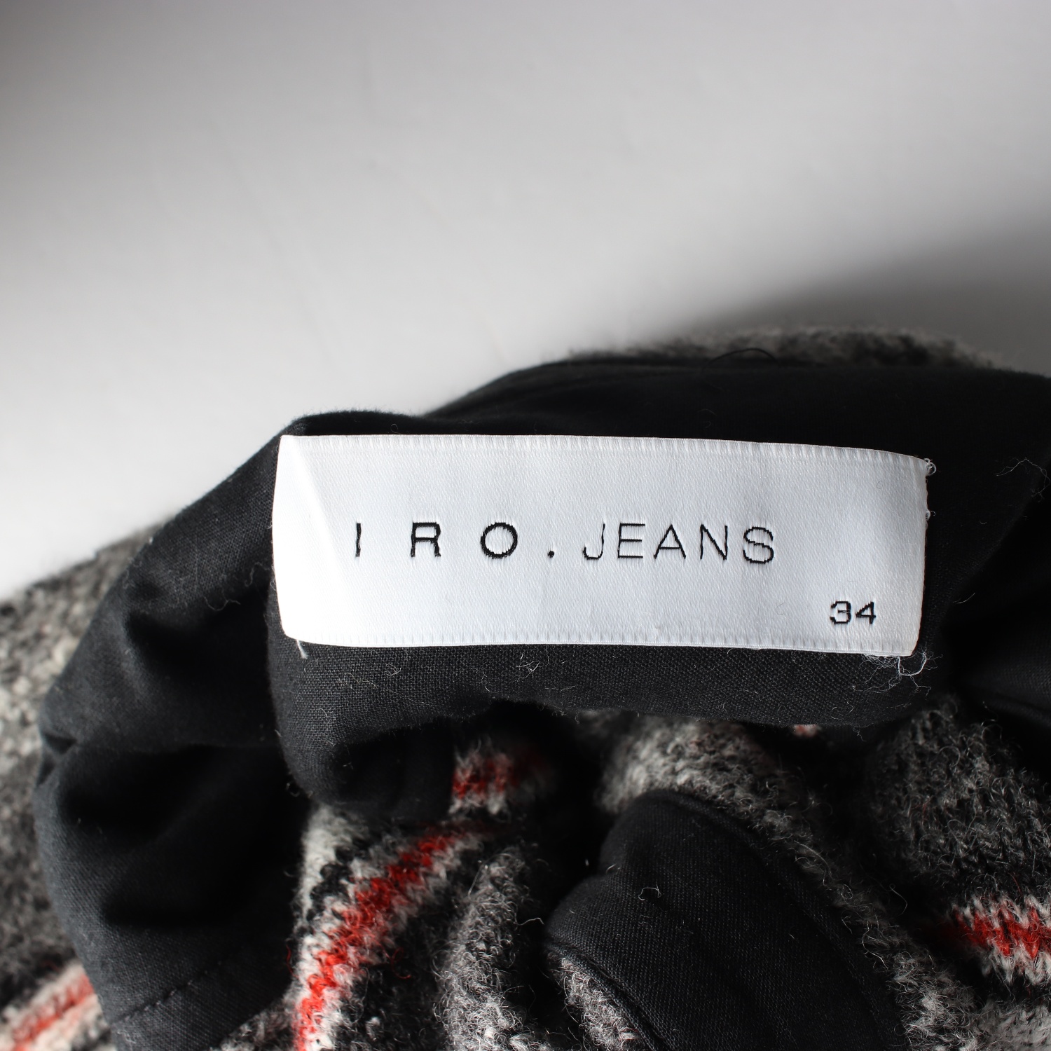 이로 IRO 스트라이프 패턴 울 블렌드 오버핏 셔츠 재킷 이미지 3