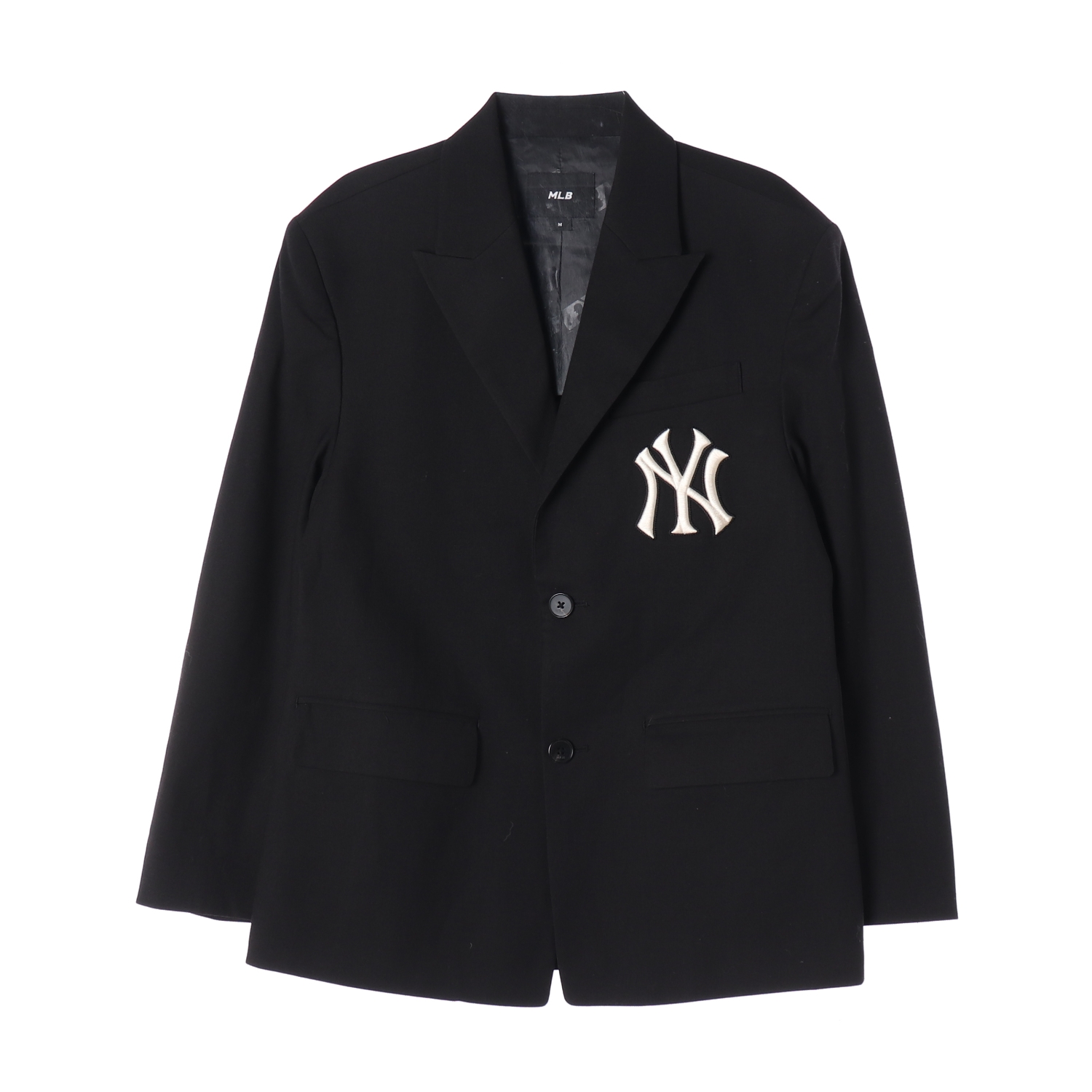 엠엘비 MLB 22SS NY 로고 자수 울 블레이저 재킷