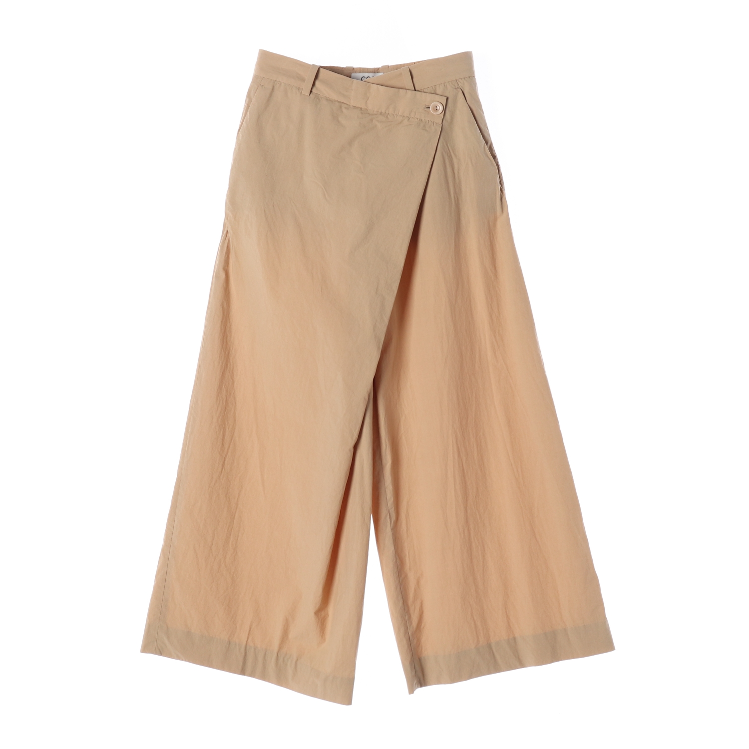 코스코튼 와이드 랩 치노 팬츠 베이지 