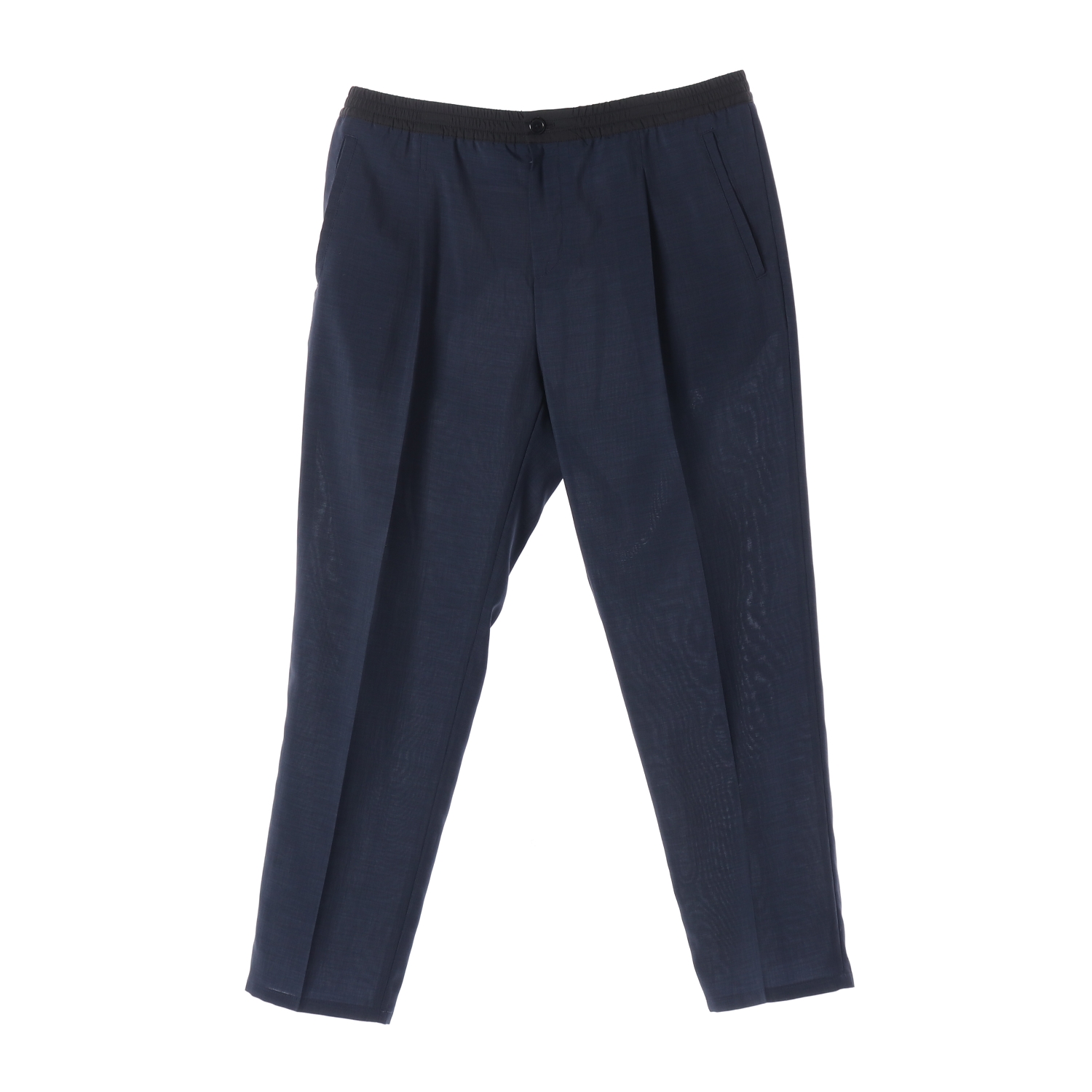 커스텀멜로우 코튼 블렌드 밴딩 슬랙스 이지 팬츠 