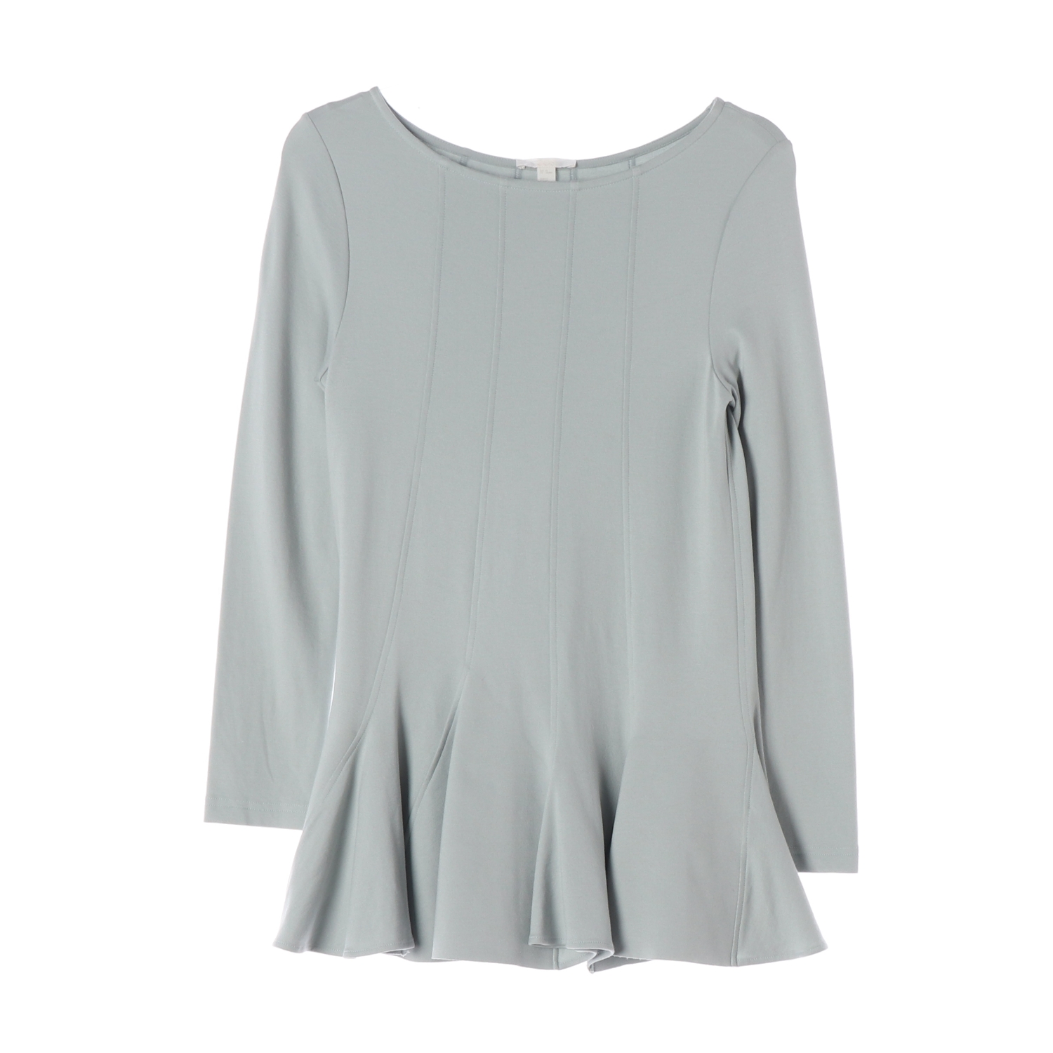 코스 플레어 롱 슬리브 블라우스 민트