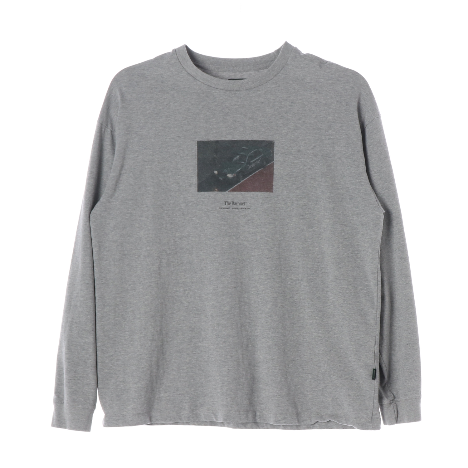 더바넷 그래픽 프린트 코튼 긴팔 티셔츠