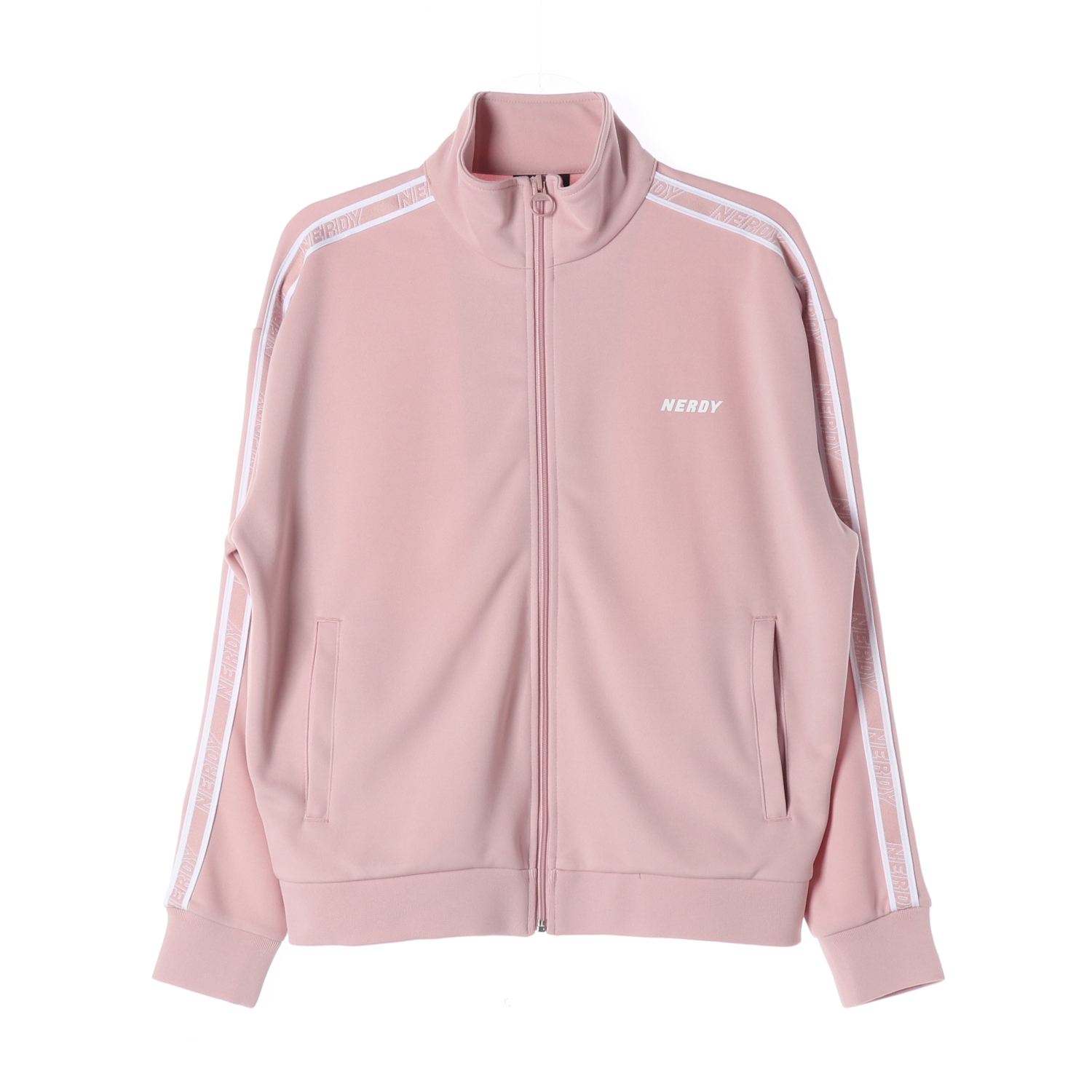 널디 21FW 오리지널 트레이닝 재킷 핑크 져지