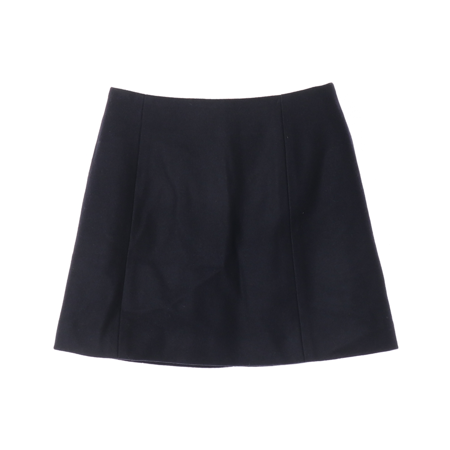 (새상품) 아르켓 23FW 울 블렌드 미니 스커트 네이비 