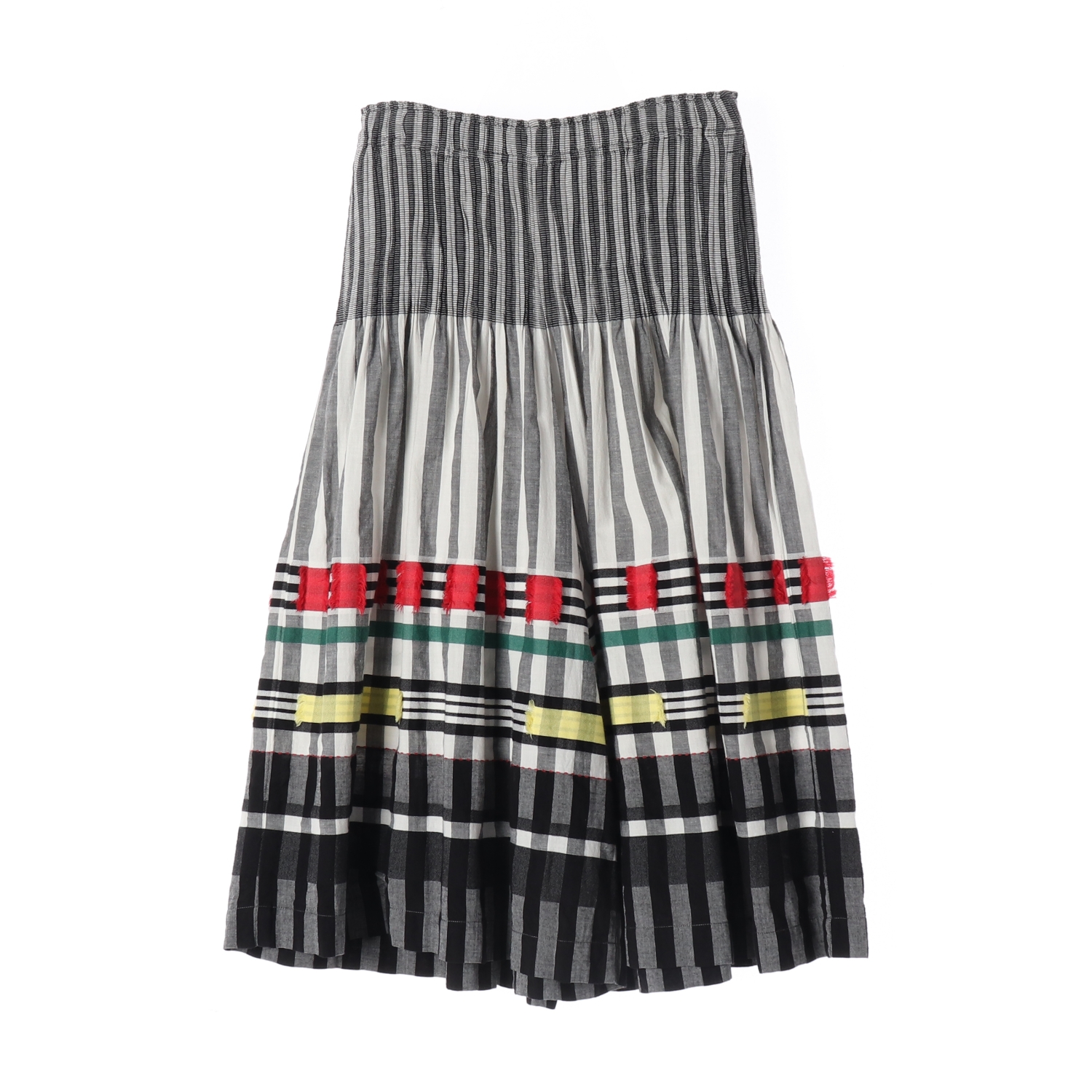 미 이세이 미야케 플리츠 플리즈 밴딩 와이드 팬츠 치마바지 