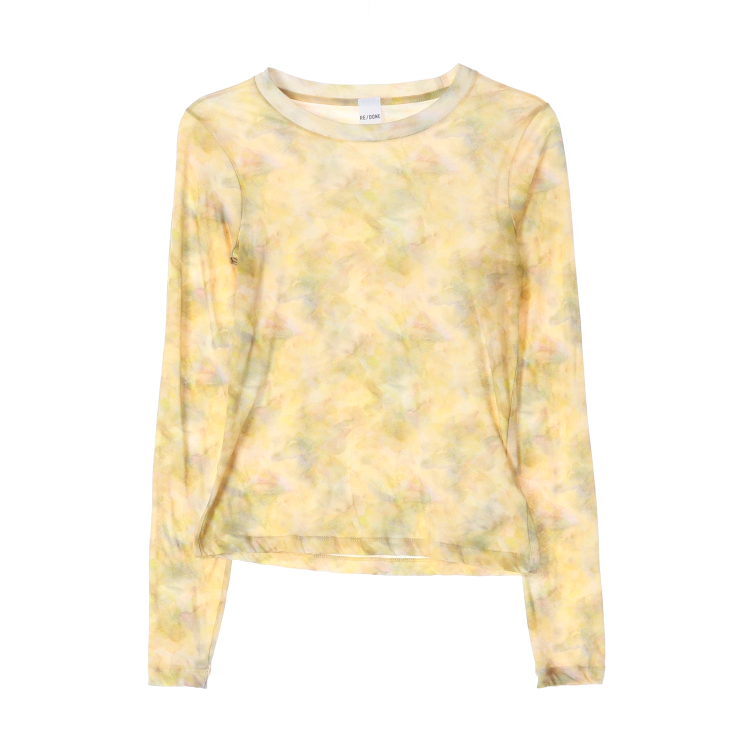 리던 24SS 범블비 워터컬러 프린트 롱 슬리브 긴팔 티셔츠