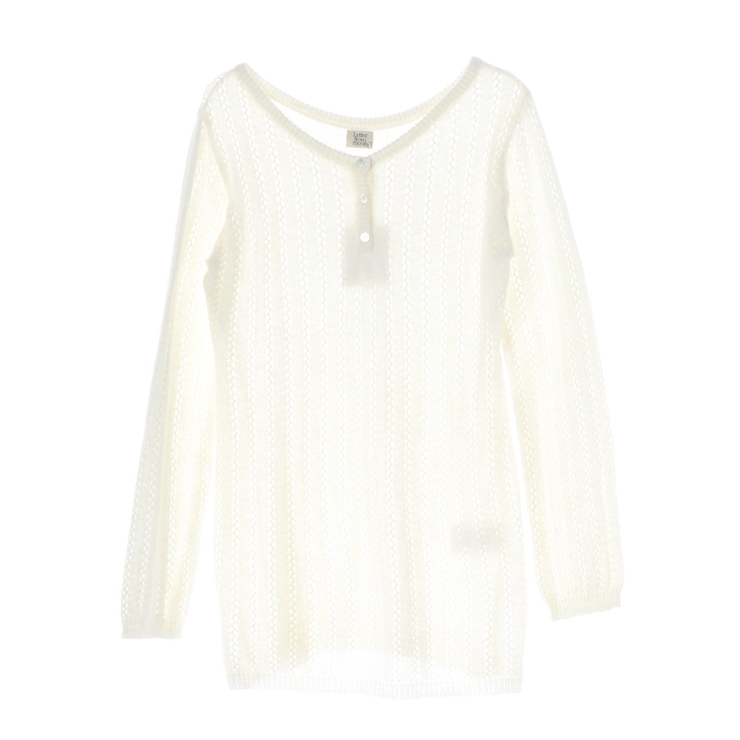 (새상품) 레터프롬문 25FW 울 니트 원피스 아이보리