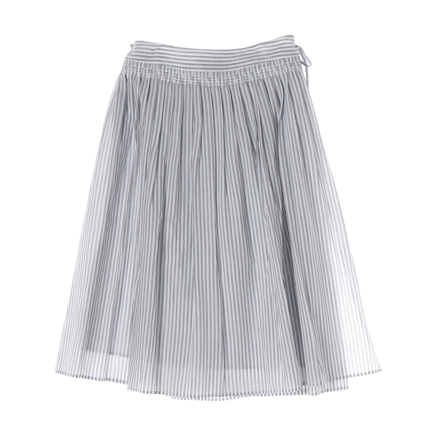 (새상품) 빈스 스트라이프 코튼 롱 랩 스커트