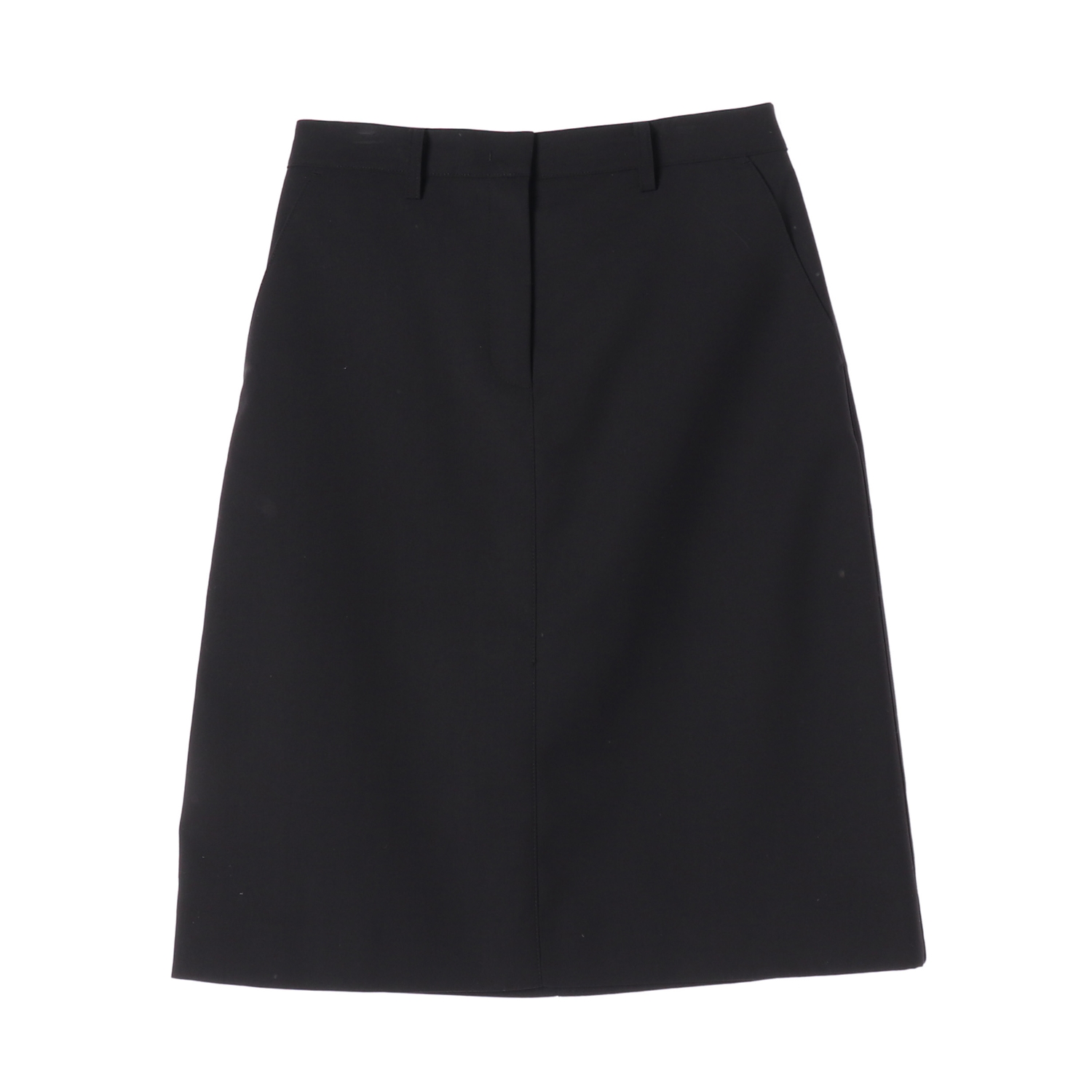 던스트 22SS A라인 미디 스커트 블랙 M